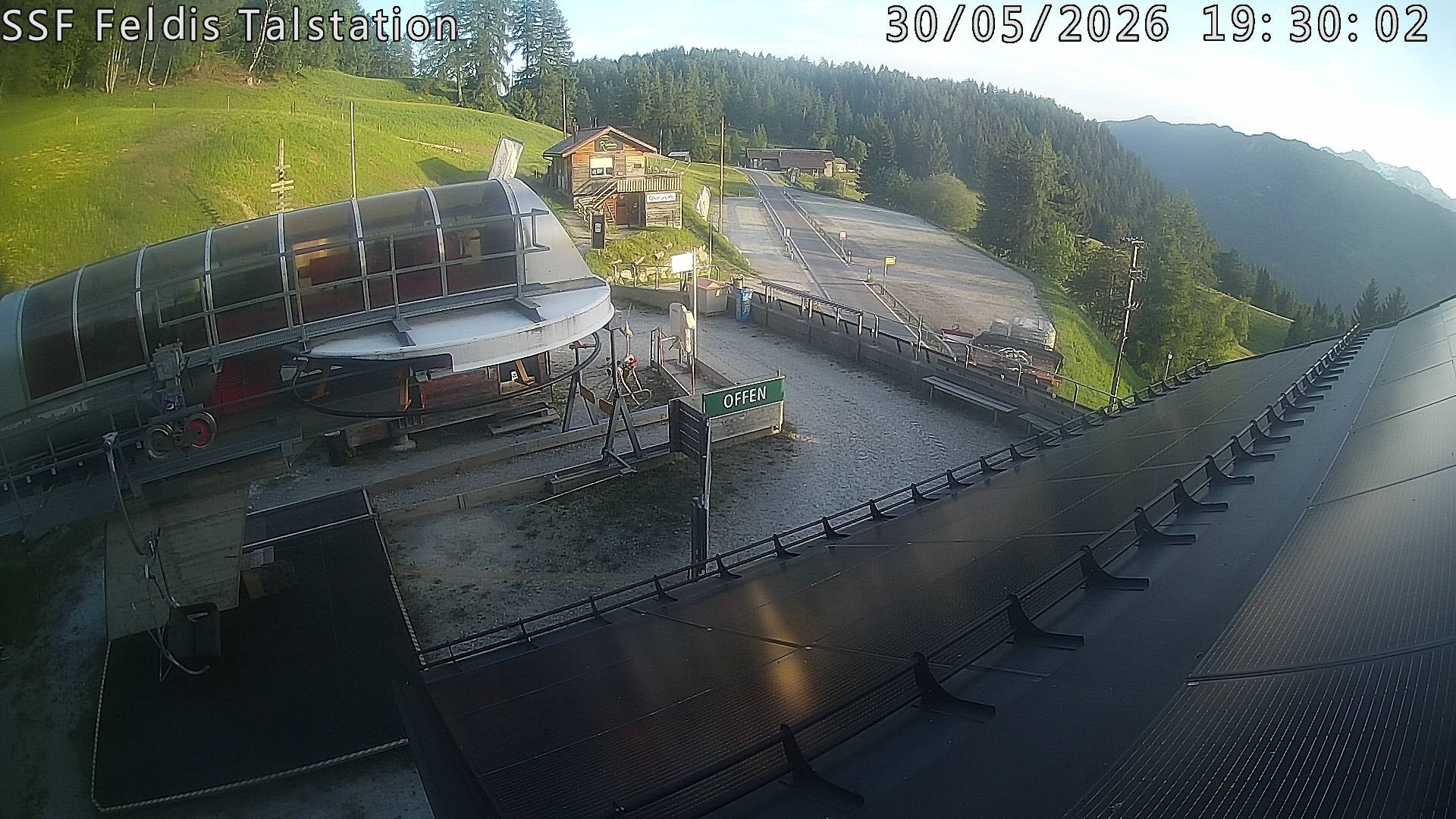 Archiv Foto Webcam Talstation Feldis/ Veulden