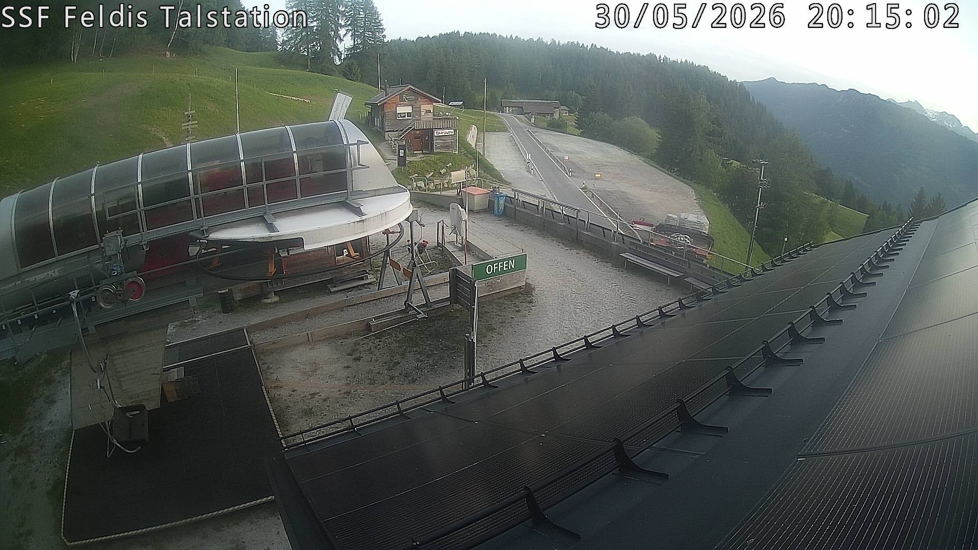 Archiv Foto Webcam Talstation Feldis/ Veulden