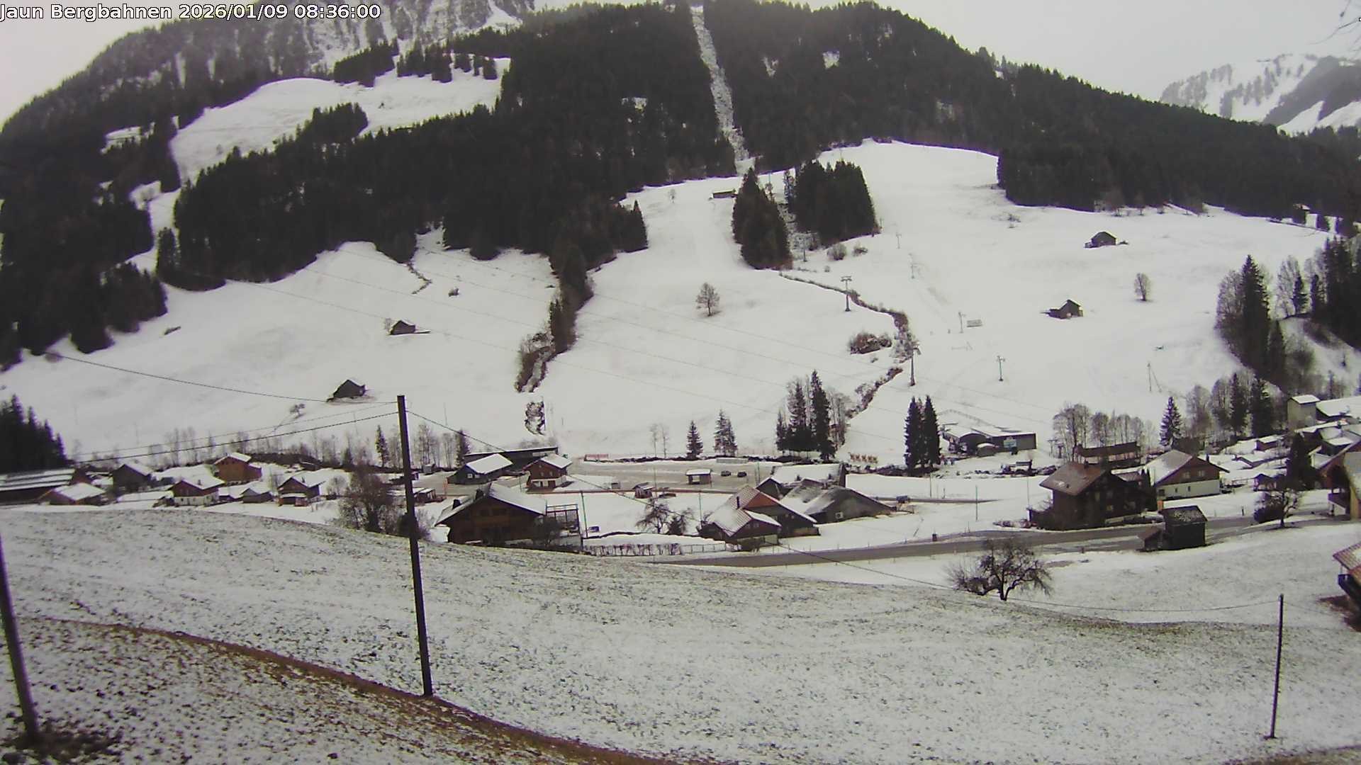 Archived image Webcam Ski station Jaun Village