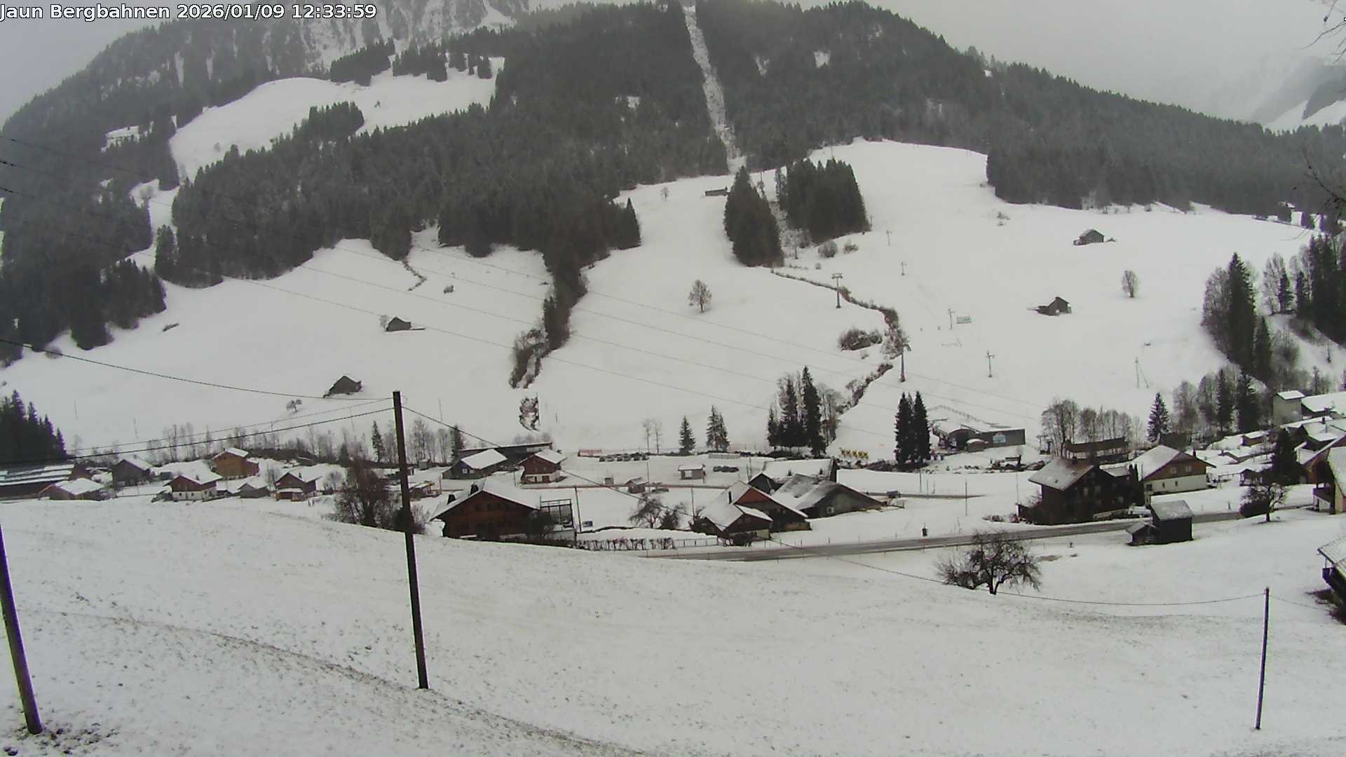Archived image Webcam Ski station Jaun Village