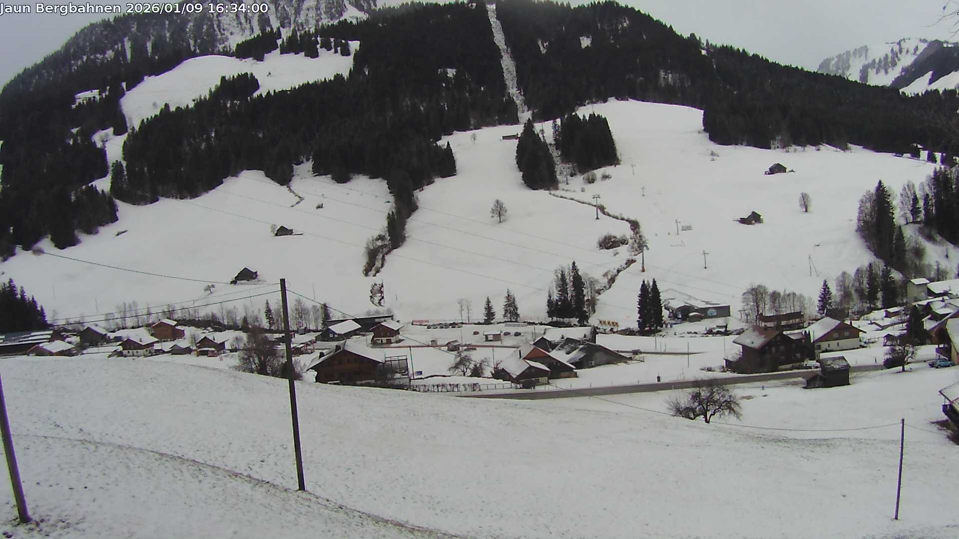 Archived image Webcam Ski station Jaun Village