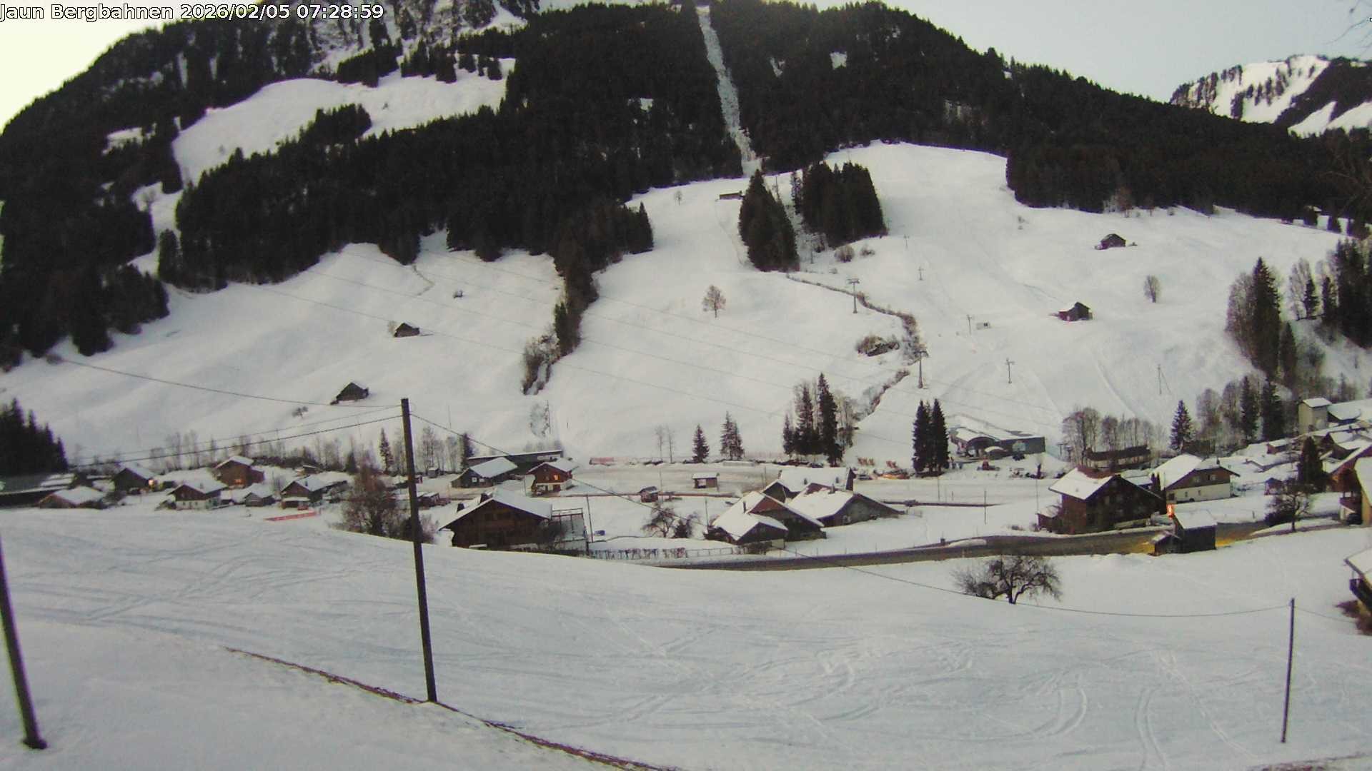 Archiv Foto Webcam Skistation Jaun Dorf