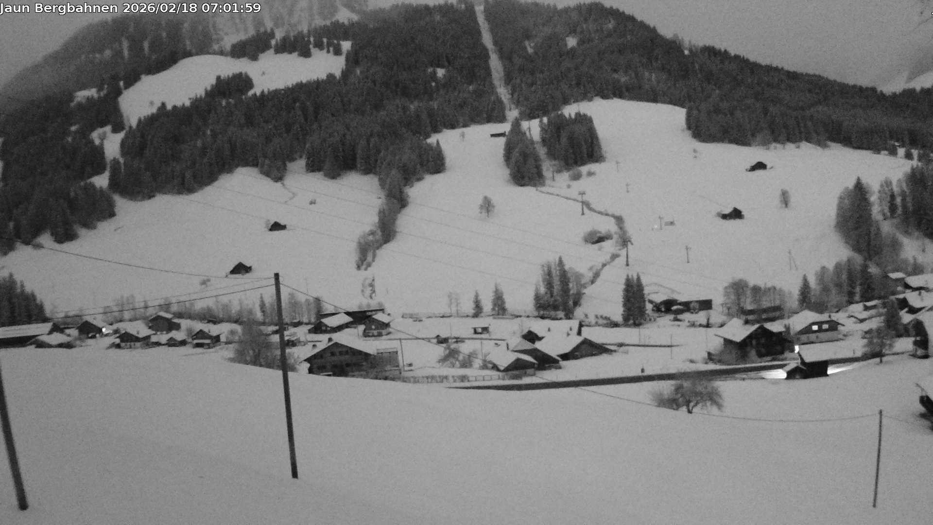 Archiv Foto Webcam Skistation Jaun Dorf