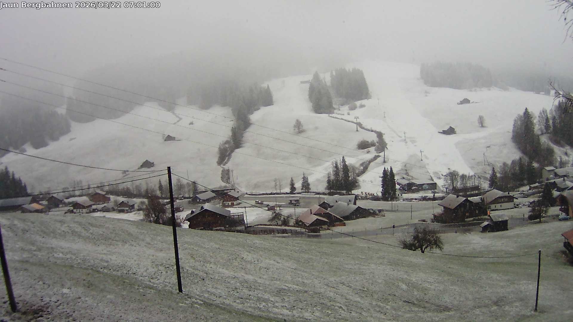 Archiv Foto Webcam Skistation Jaun Dorf