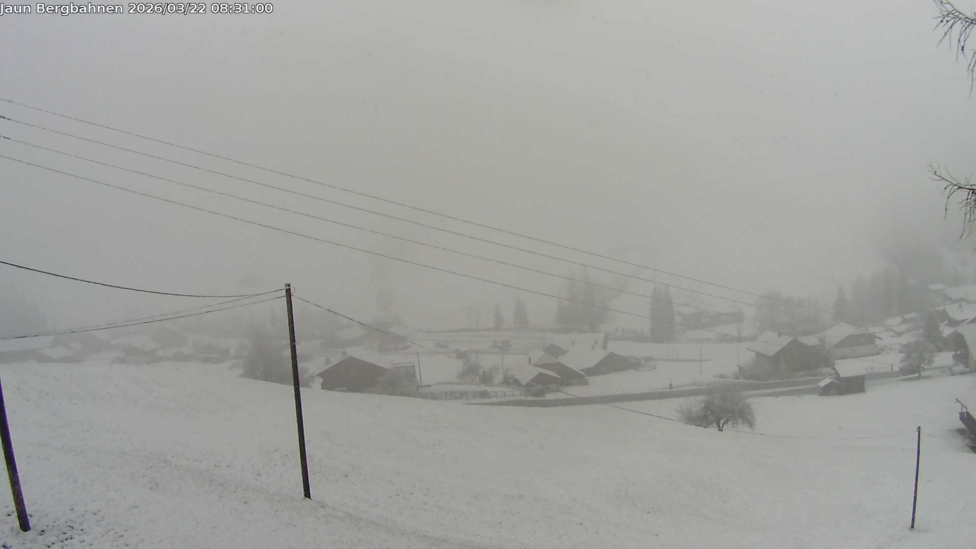 Archiv Foto Webcam Skistation Jaun Dorf