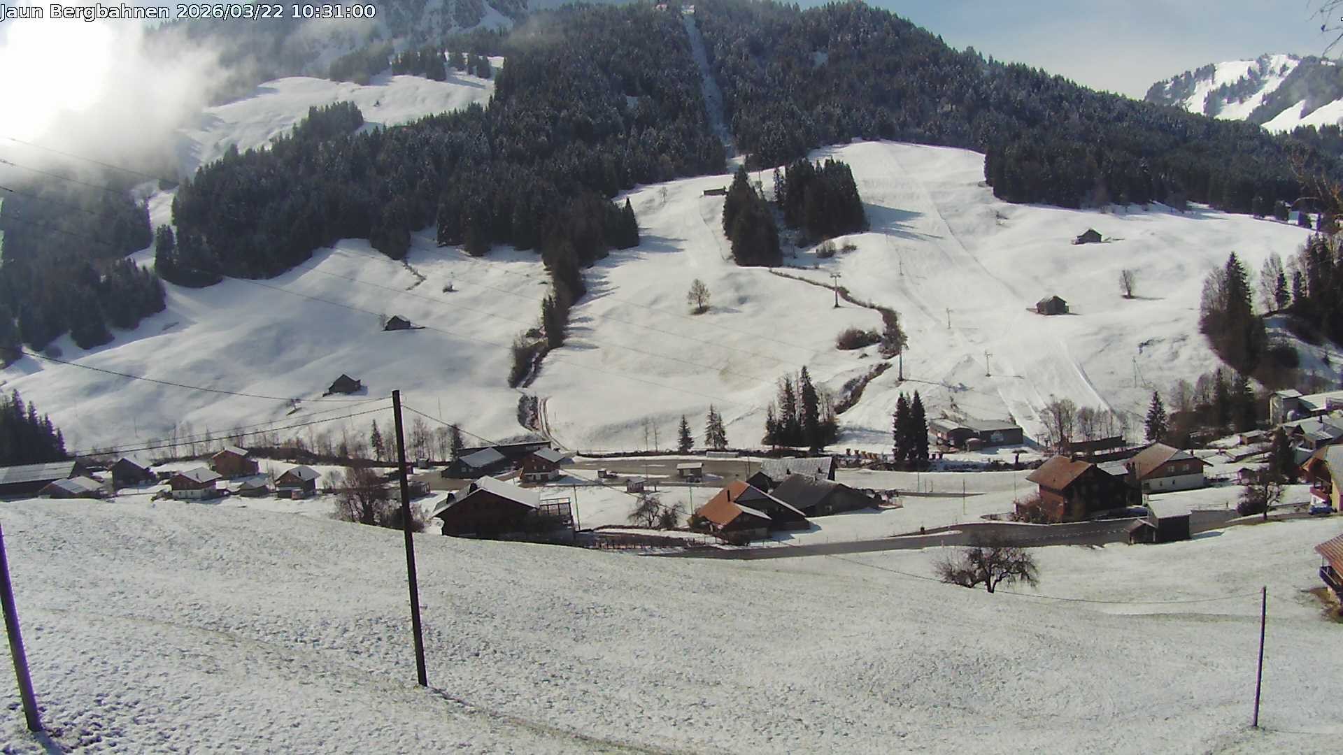 Archiv Foto Webcam Skistation Jaun Dorf