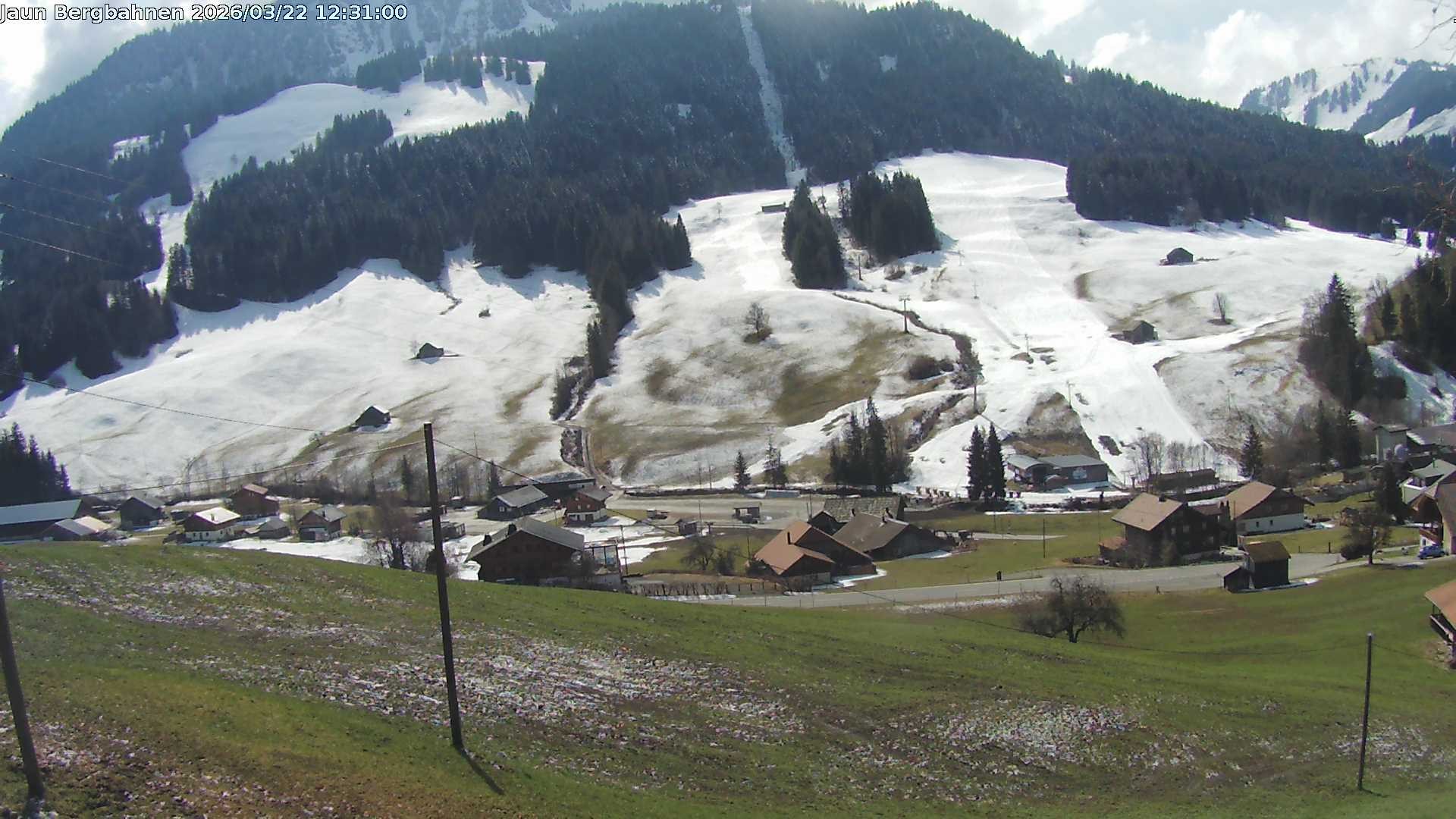 Archiv Foto Webcam Skistation Jaun Dorf
