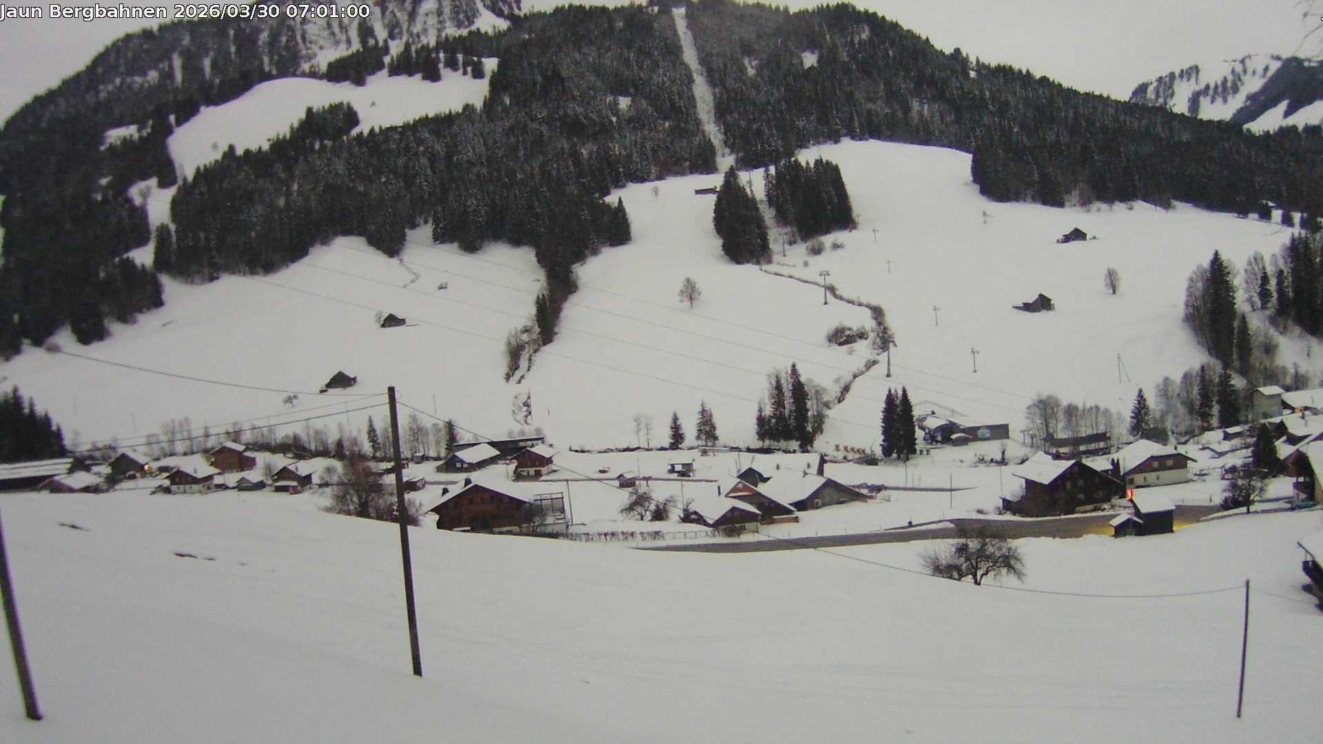 Archiv Foto Webcam Skistation Jaun Dorf