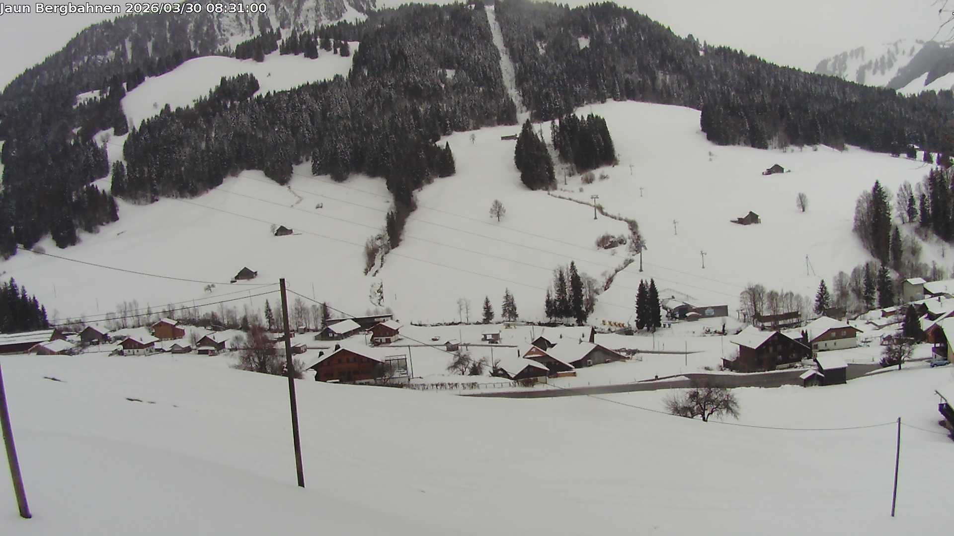 Archiv Foto Webcam Skistation Jaun Dorf