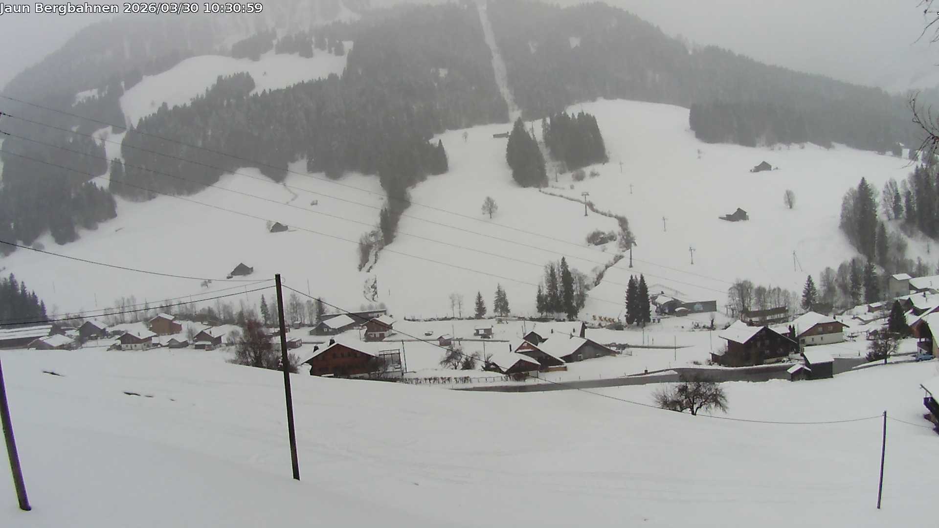 Archiv Foto Webcam Skistation Jaun Dorf