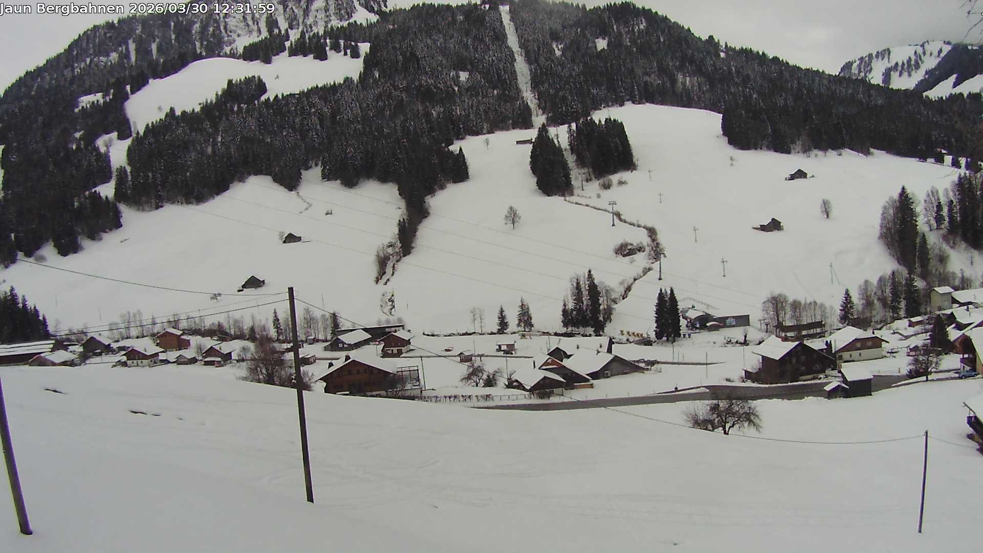 Archiv Foto Webcam Skistation Jaun Dorf