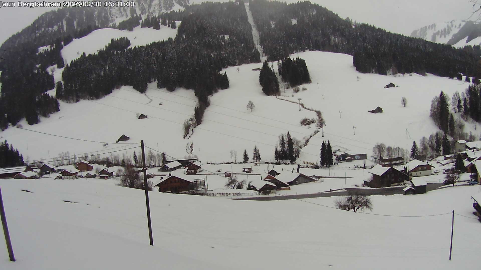 Archiv Foto Webcam Skistation Jaun Dorf