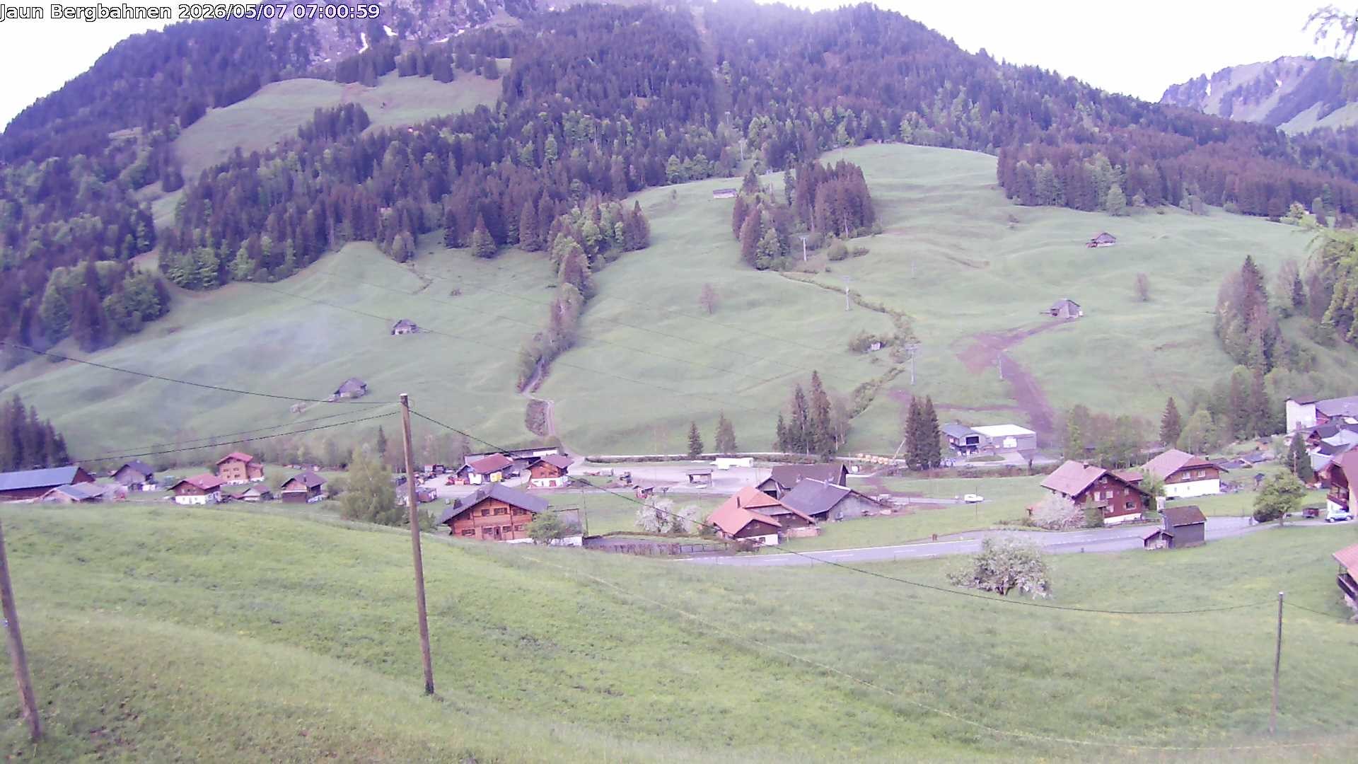 Archived image Webcam Ski station Jaun Village