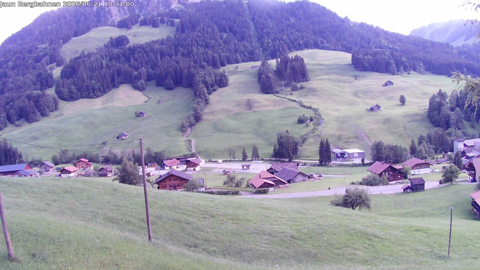 Archiv Foto Webcam Skistation Jaun Dorf