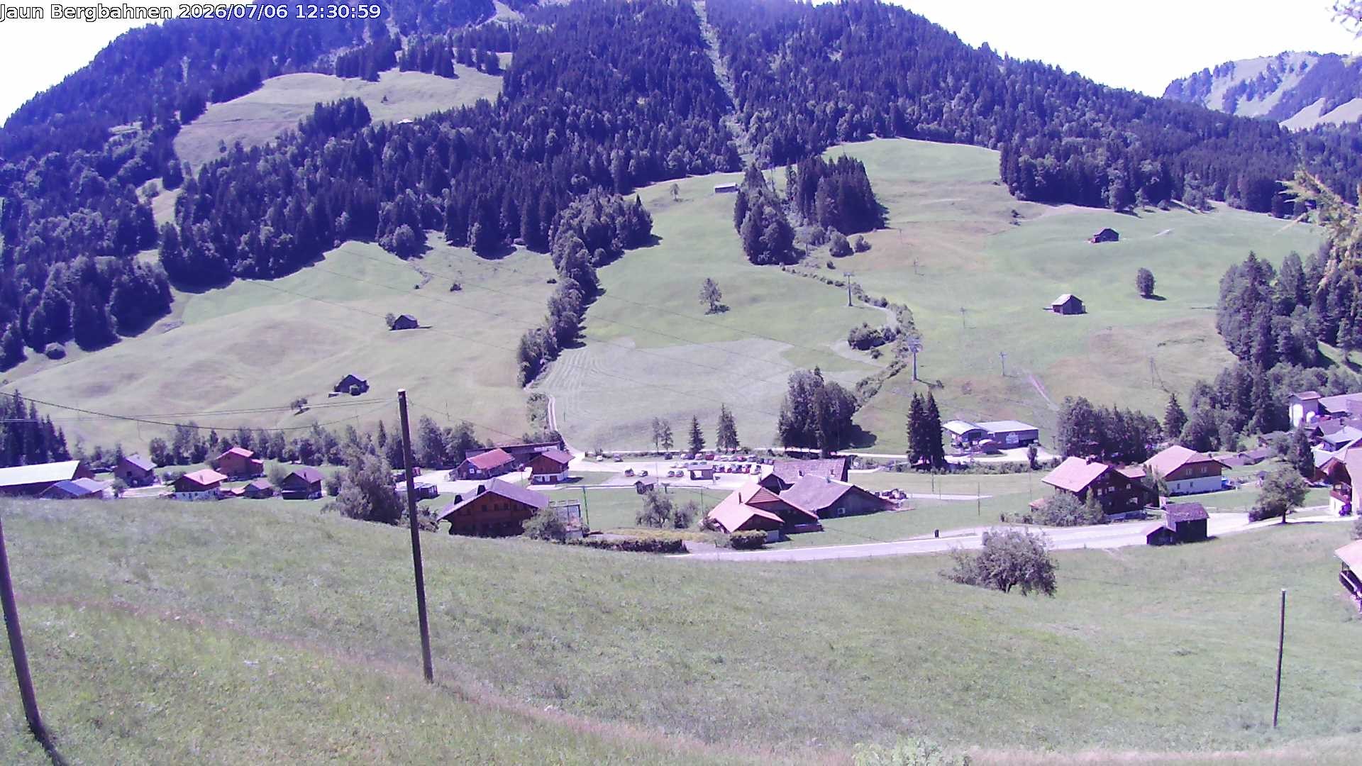 Archiv Foto Webcam Skistation Jaun Dorf