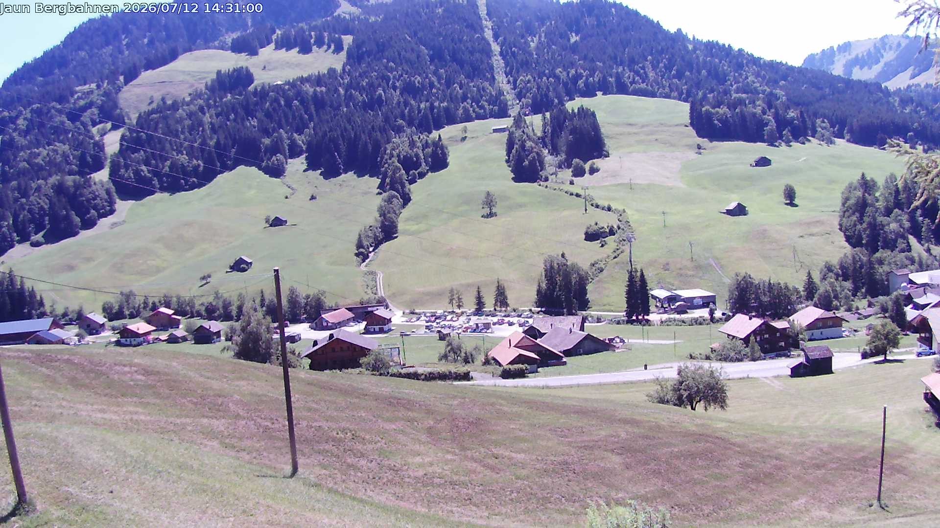 Archived image Webcam Ski station Jaun Village