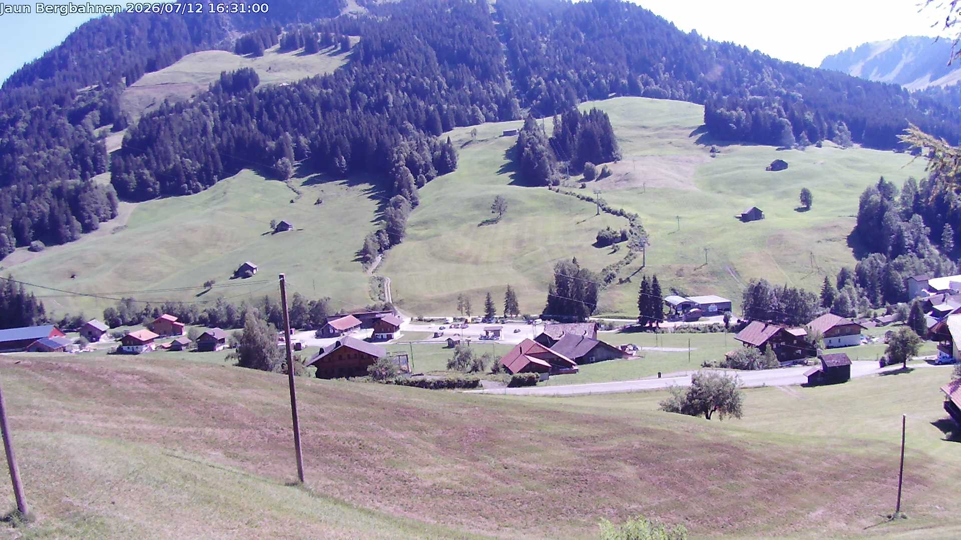 Archived image Webcam Ski station Jaun Village