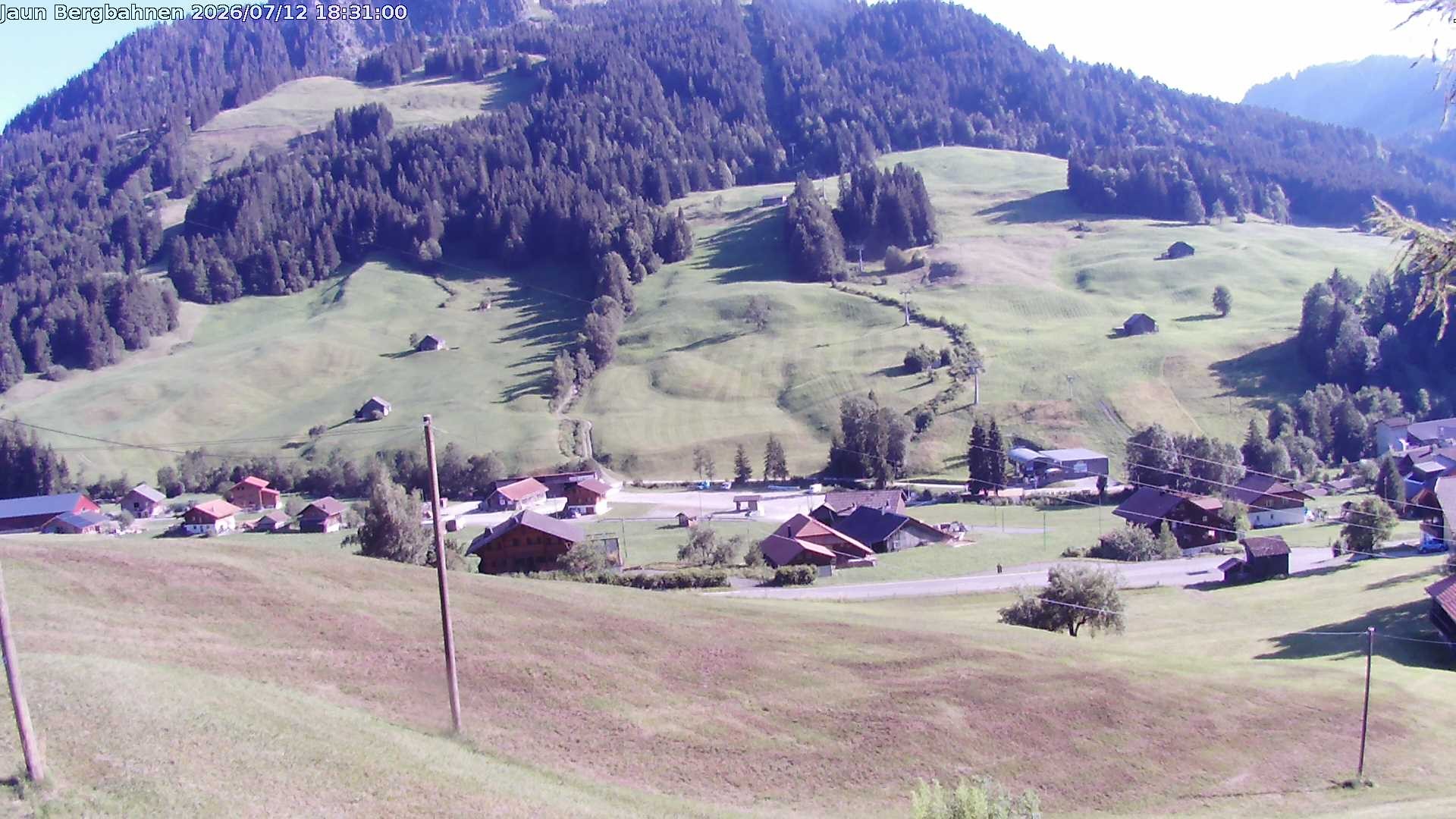 Archived image Webcam Ski station Jaun Village