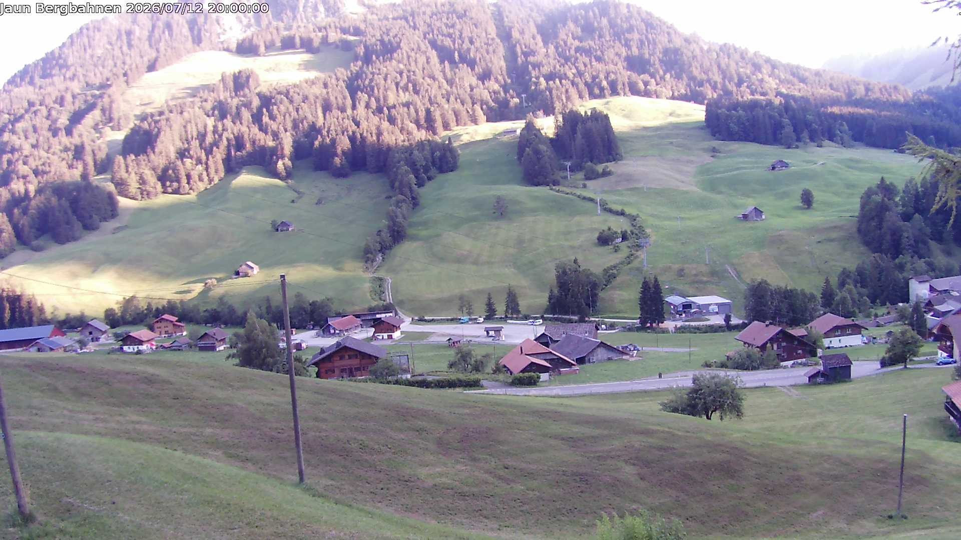 Archived image Webcam Ski station Jaun Village