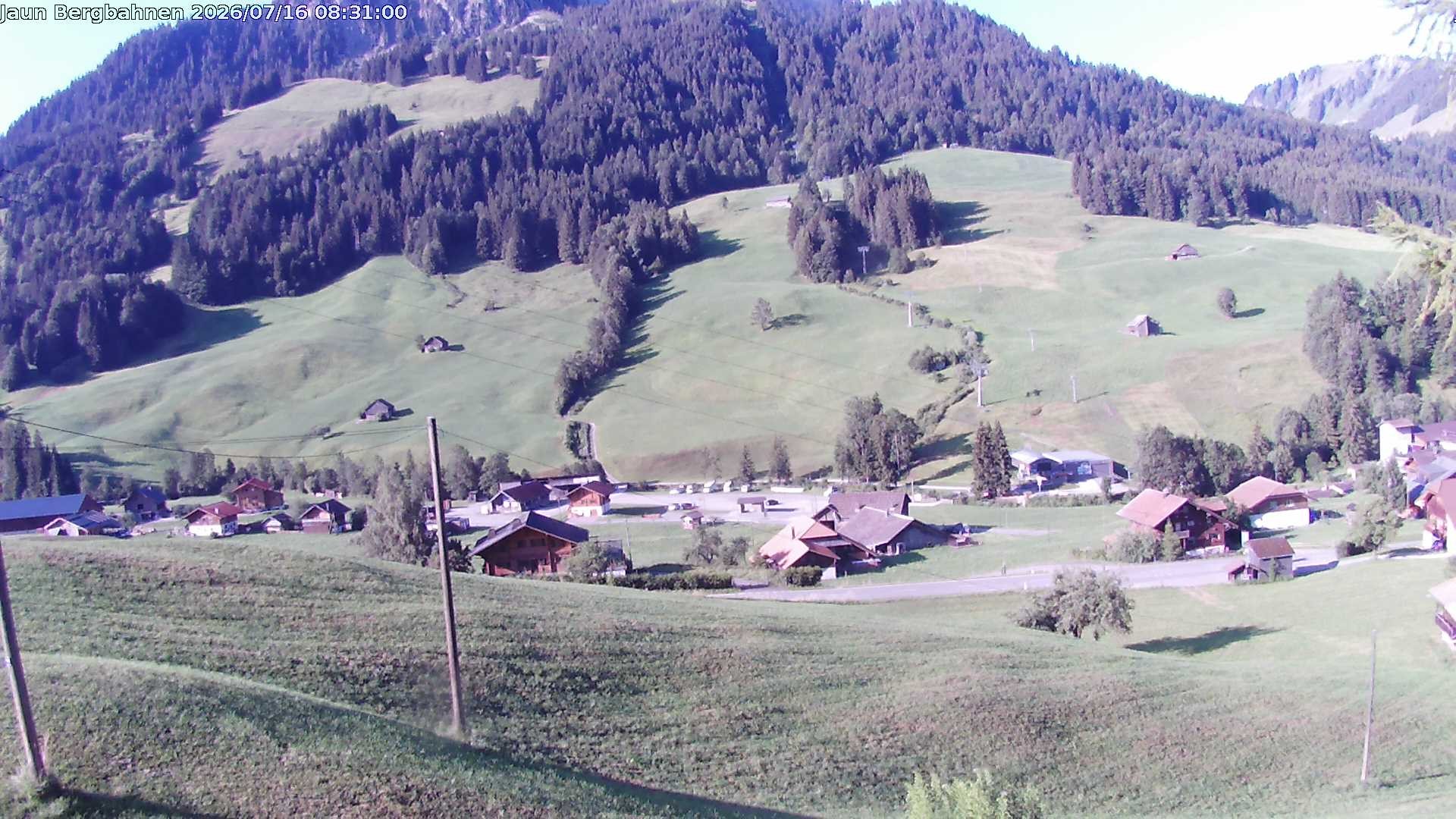 Archiv Foto Webcam Skistation Jaun Dorf