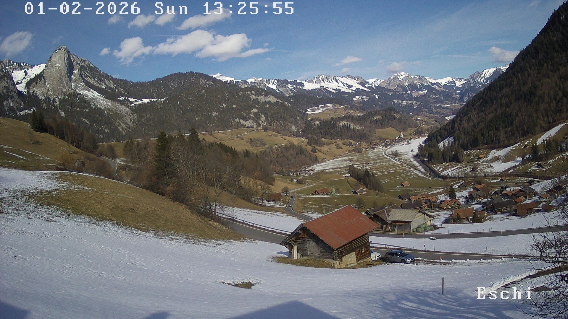 Archiv Foto Webcam in Boltigen-Eschi am Jaunpass