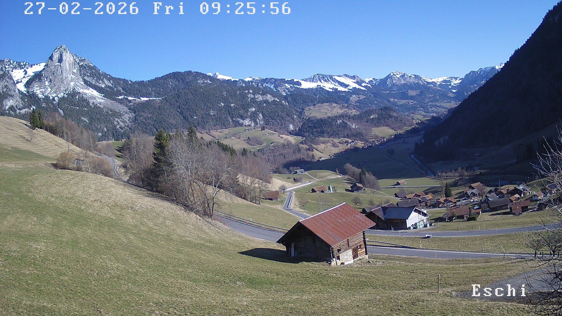 Archiv Foto Webcam in Boltigen-Eschi am Jaunpass