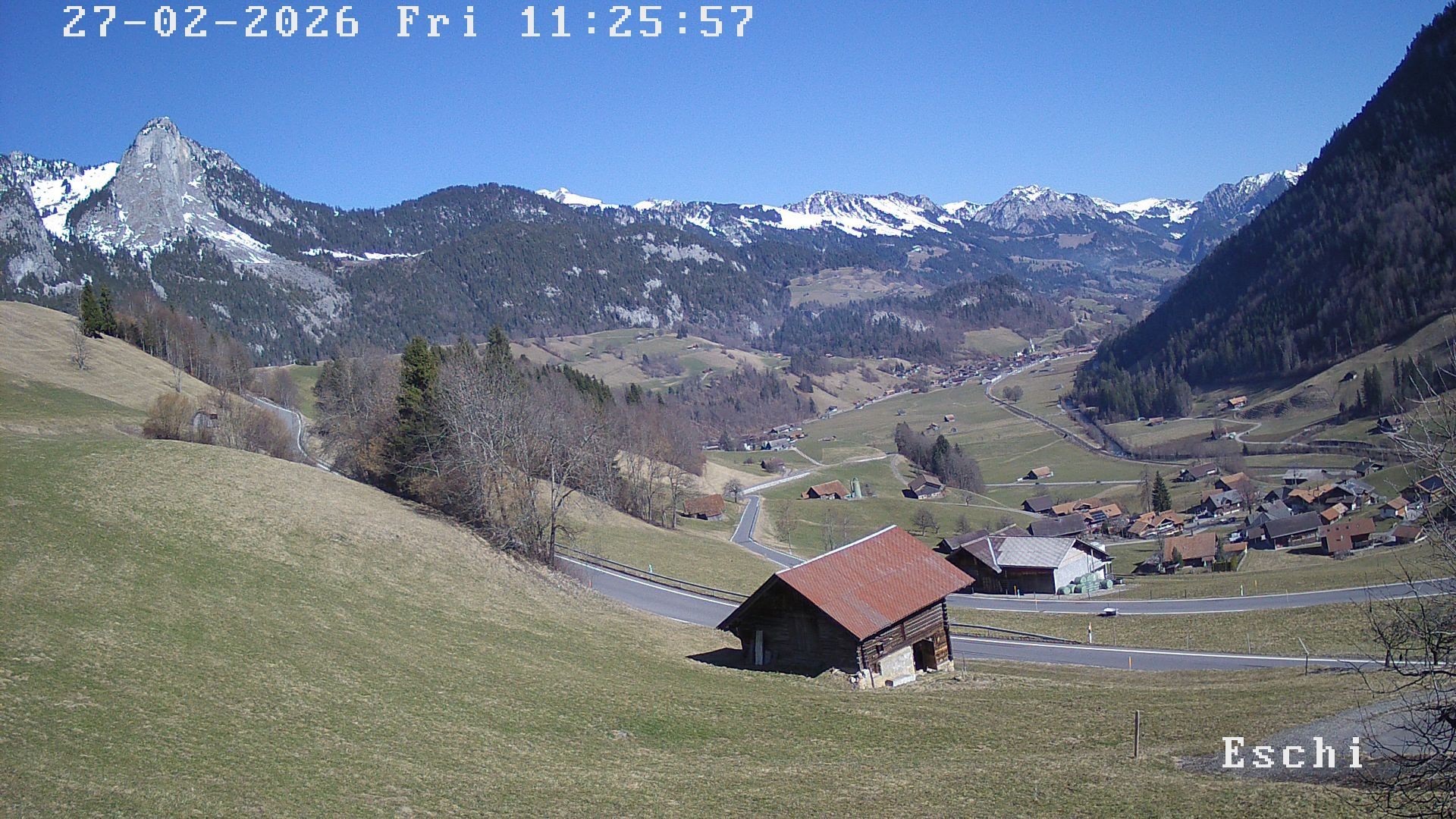 Archiv Foto Webcam in Boltigen-Eschi am Jaunpass