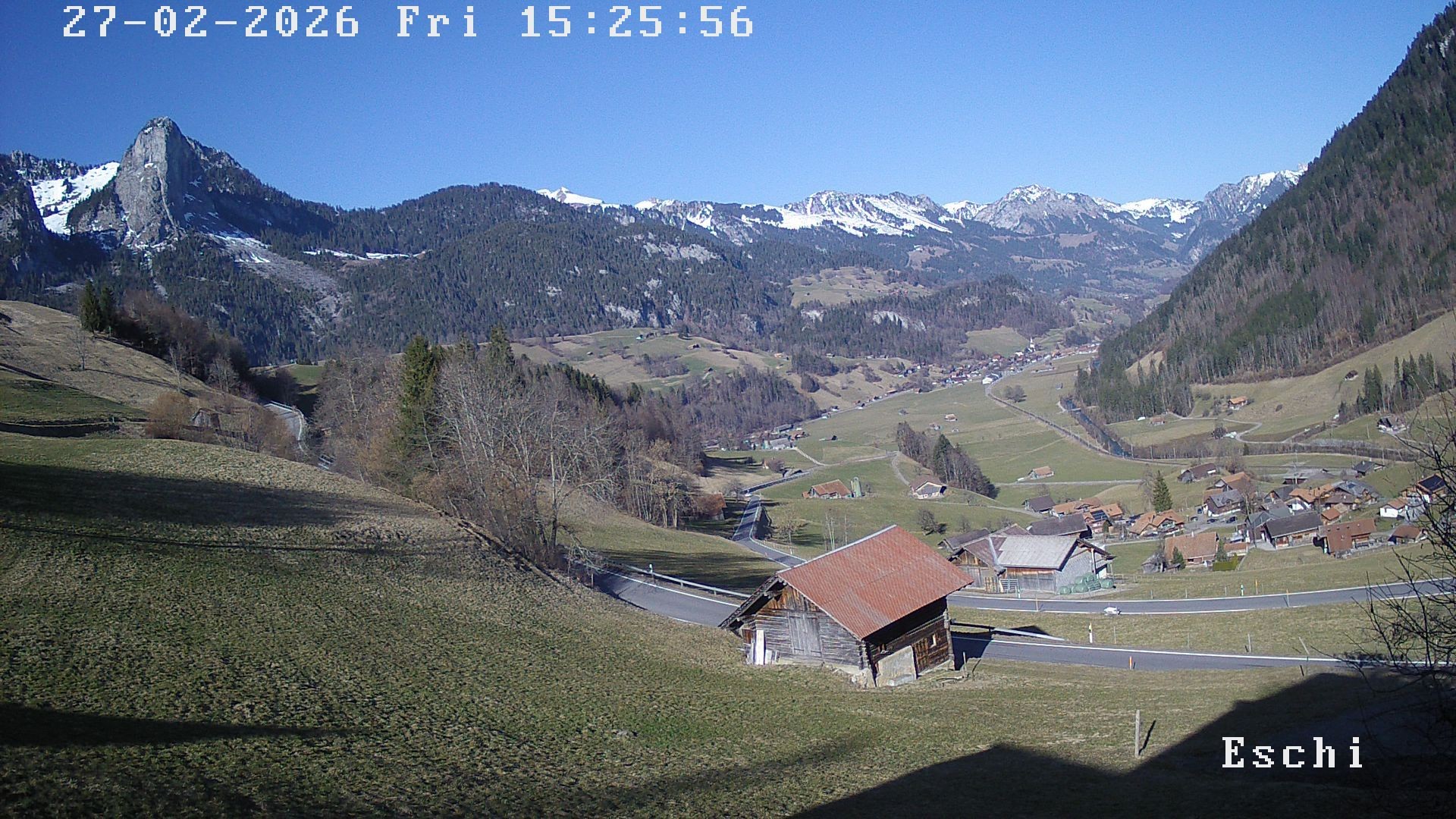 Archiv Foto Webcam in Boltigen-Eschi am Jaunpass