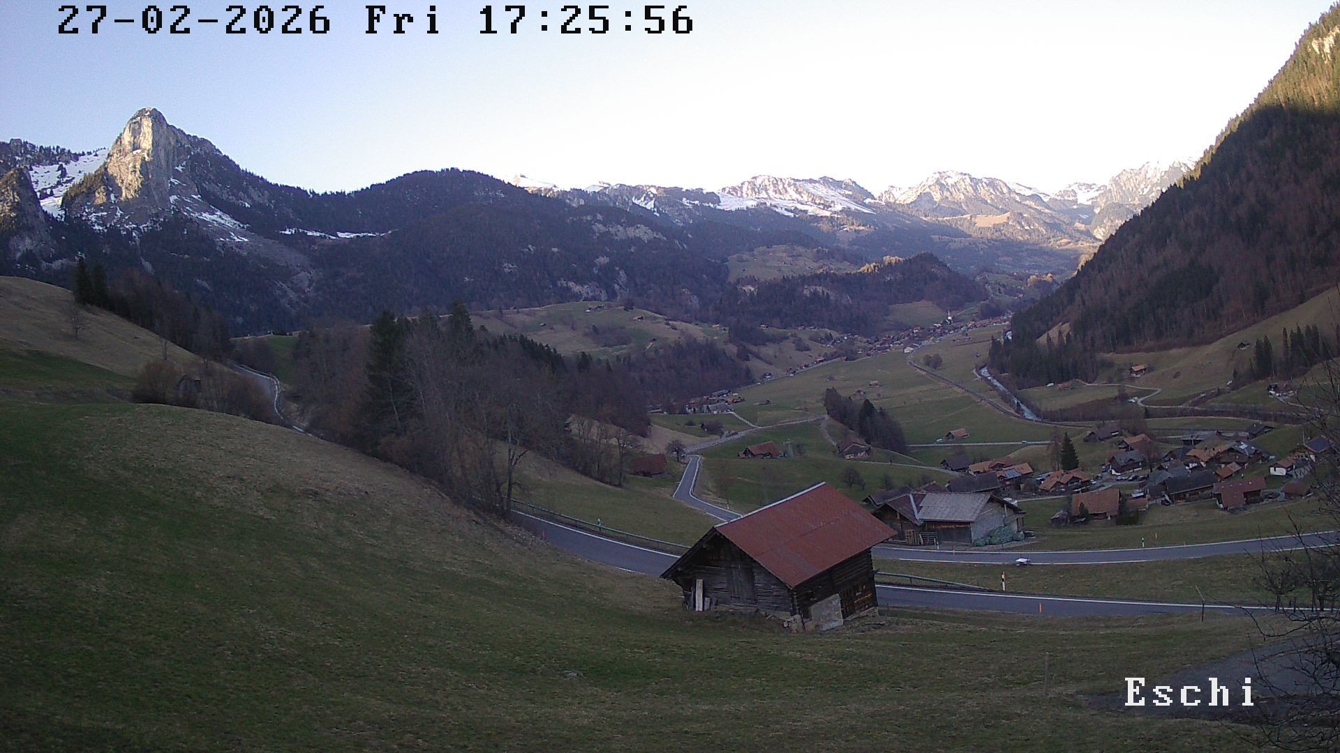 Archiv Foto Webcam in Boltigen-Eschi am Jaunpass