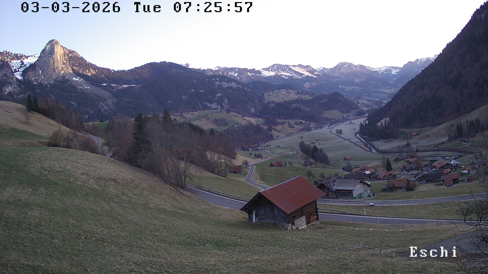 Archiv Foto Webcam in Boltigen-Eschi am Jaunpass