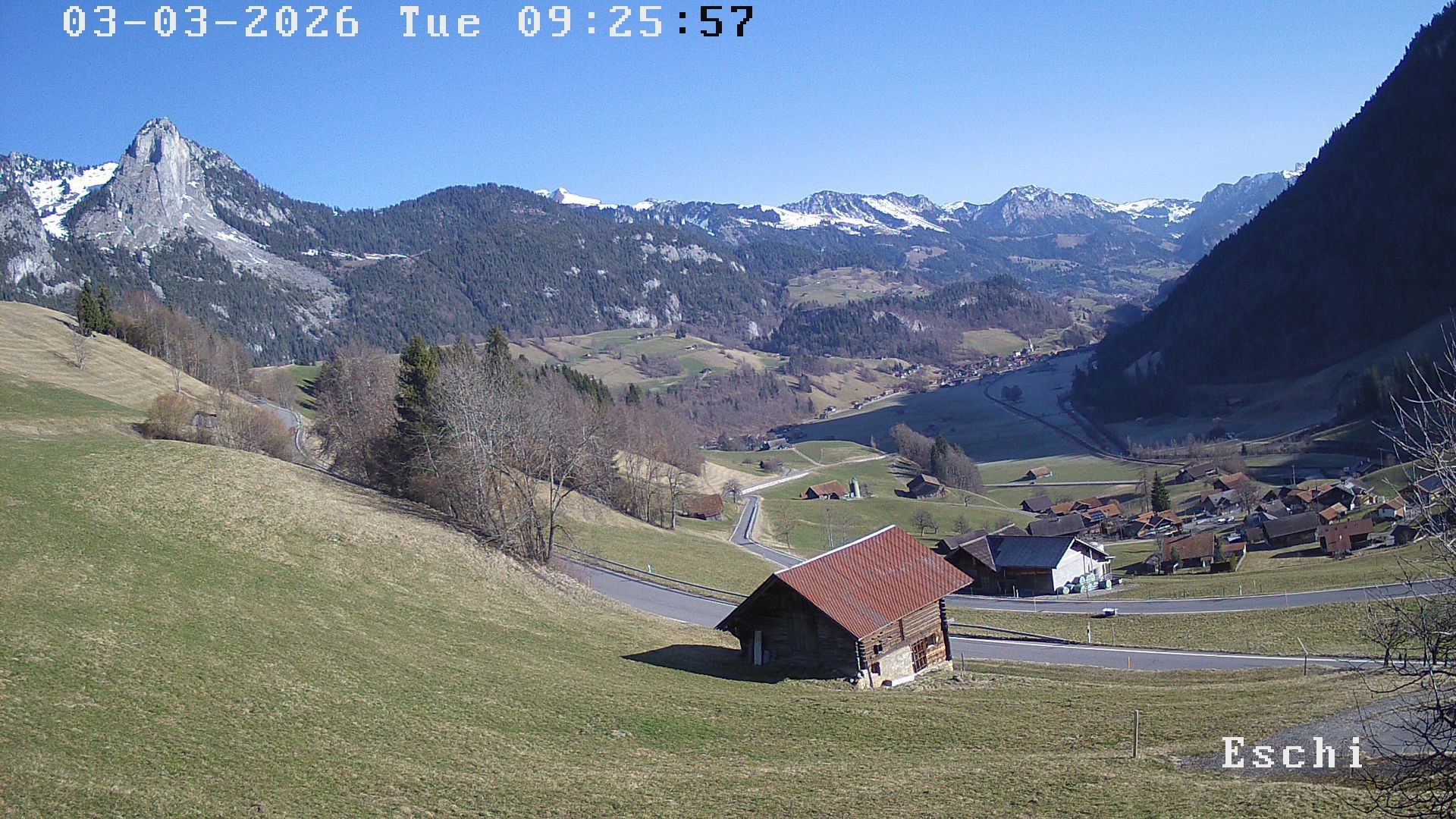 Archiv Foto Webcam in Boltigen-Eschi am Jaunpass