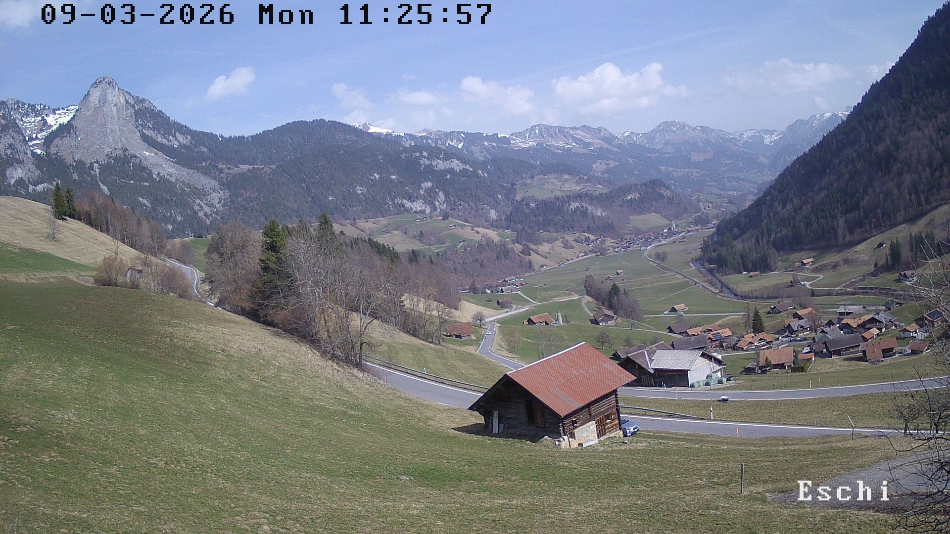 Archiv Foto Webcam in Boltigen-Eschi am Jaunpass