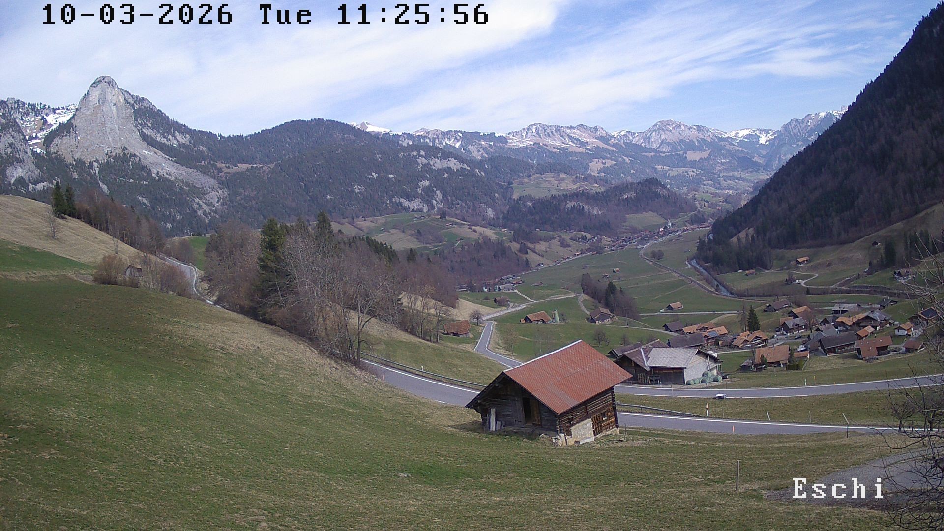 Archiv Foto Webcam in Boltigen-Eschi am Jaunpass