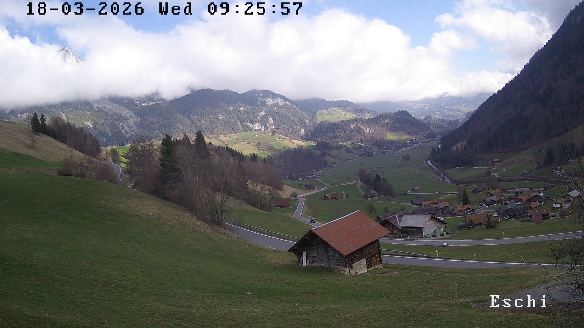Archiv Foto Webcam in Boltigen-Eschi am Jaunpass