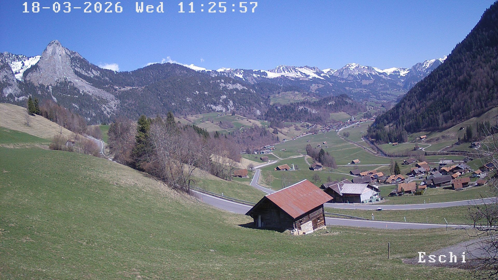 Archiv Foto Webcam in Boltigen-Eschi am Jaunpass