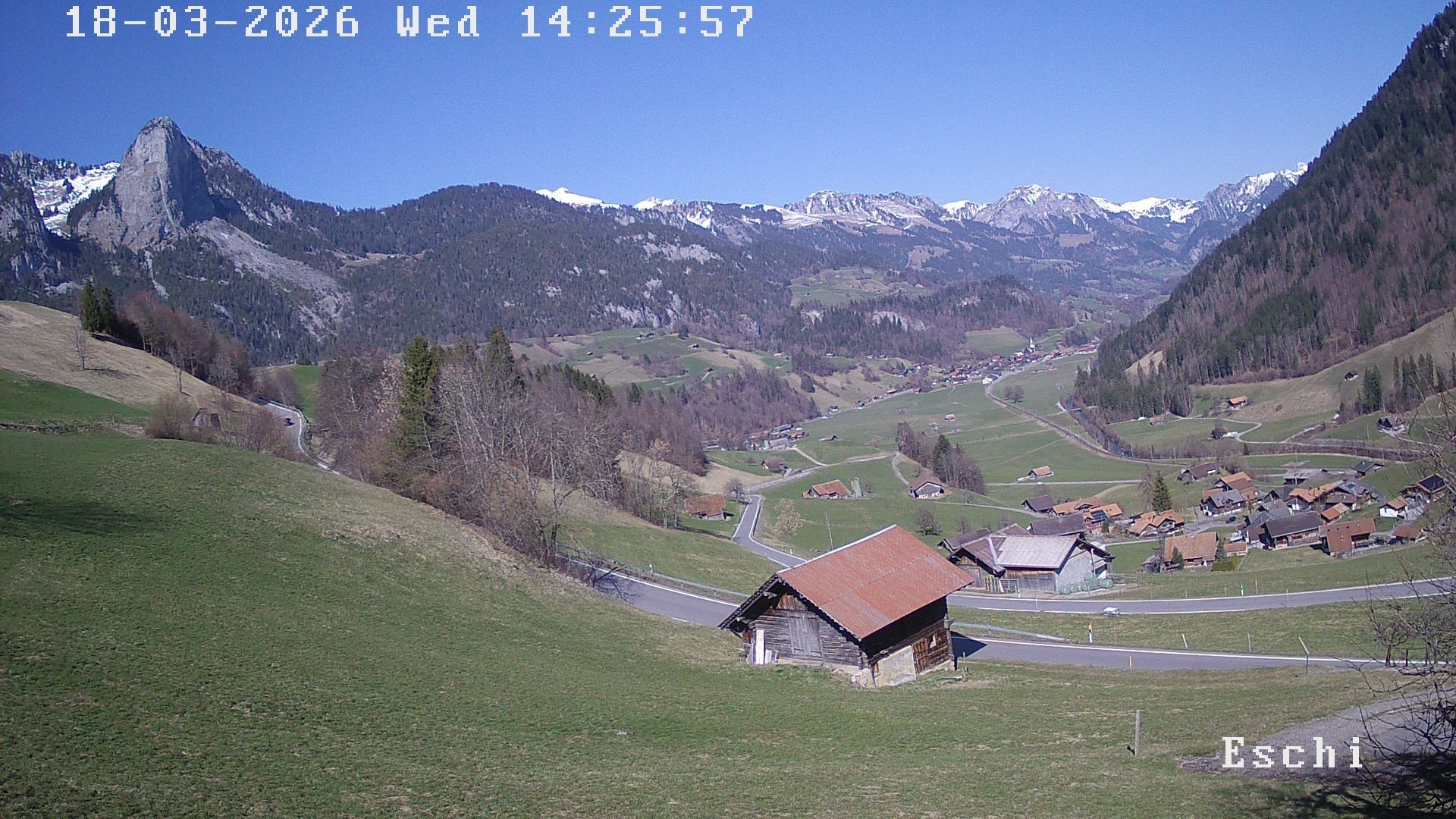 Archiv Foto Webcam in Boltigen-Eschi am Jaunpass
