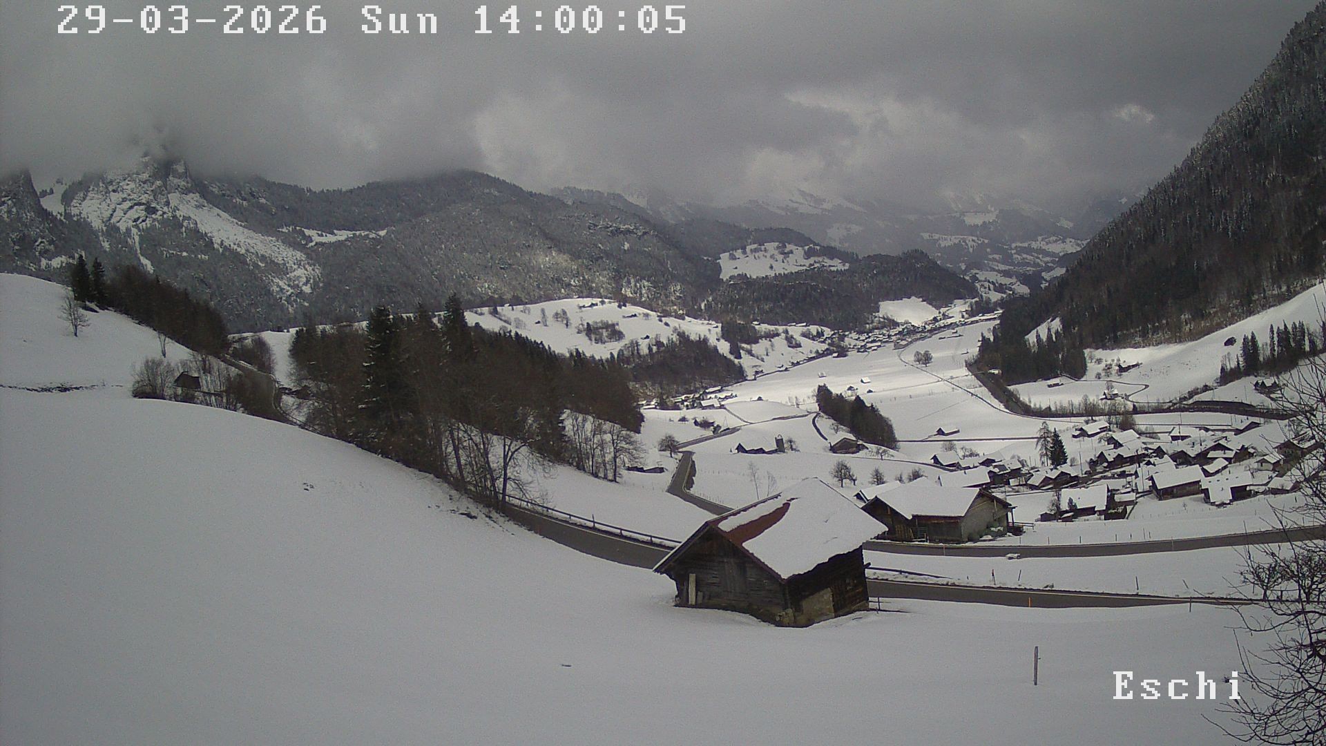 Archiv Foto Webcam in Boltigen-Eschi am Jaunpass