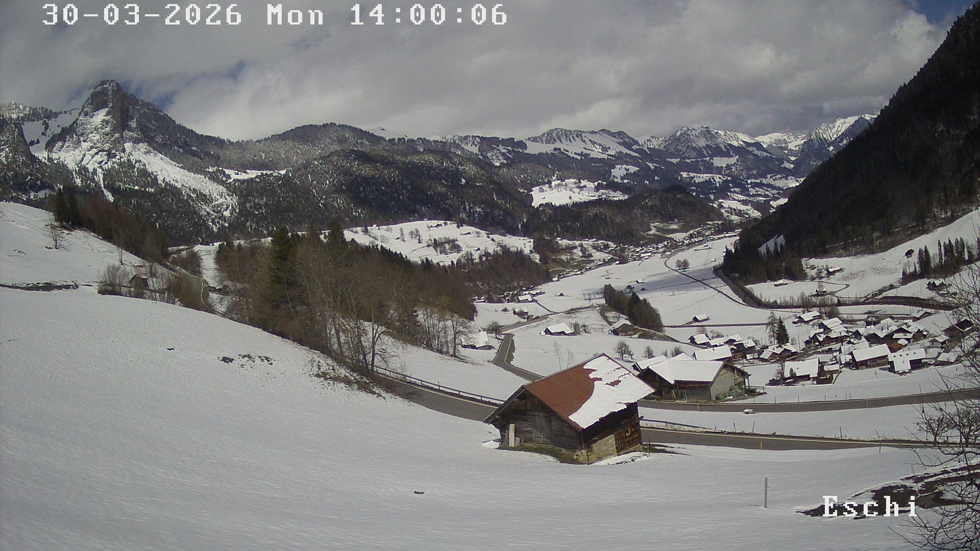Archiv Foto Webcam in Boltigen-Eschi am Jaunpass