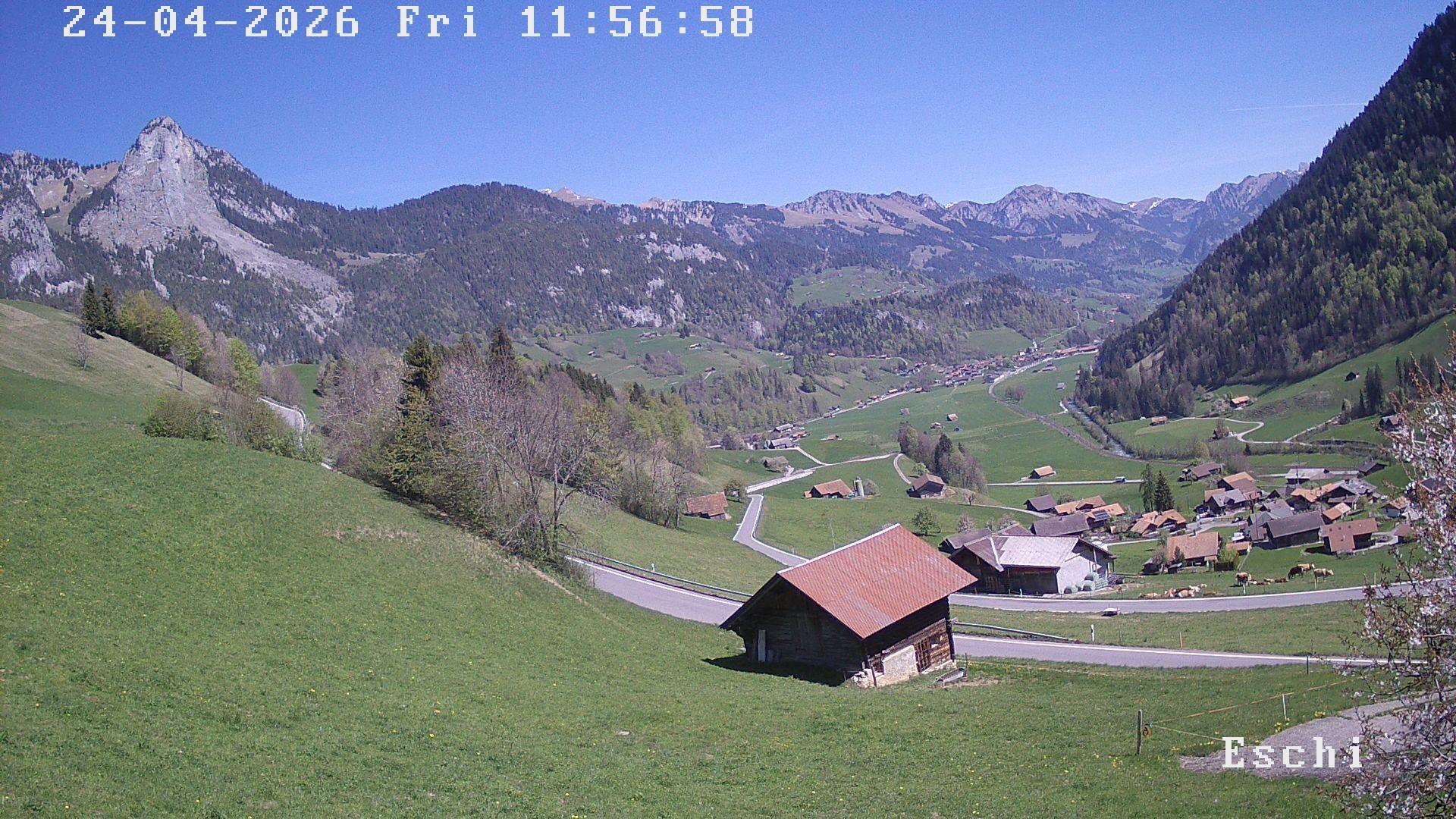 Archiv Foto Webcam in Boltigen-Eschi am Jaunpass