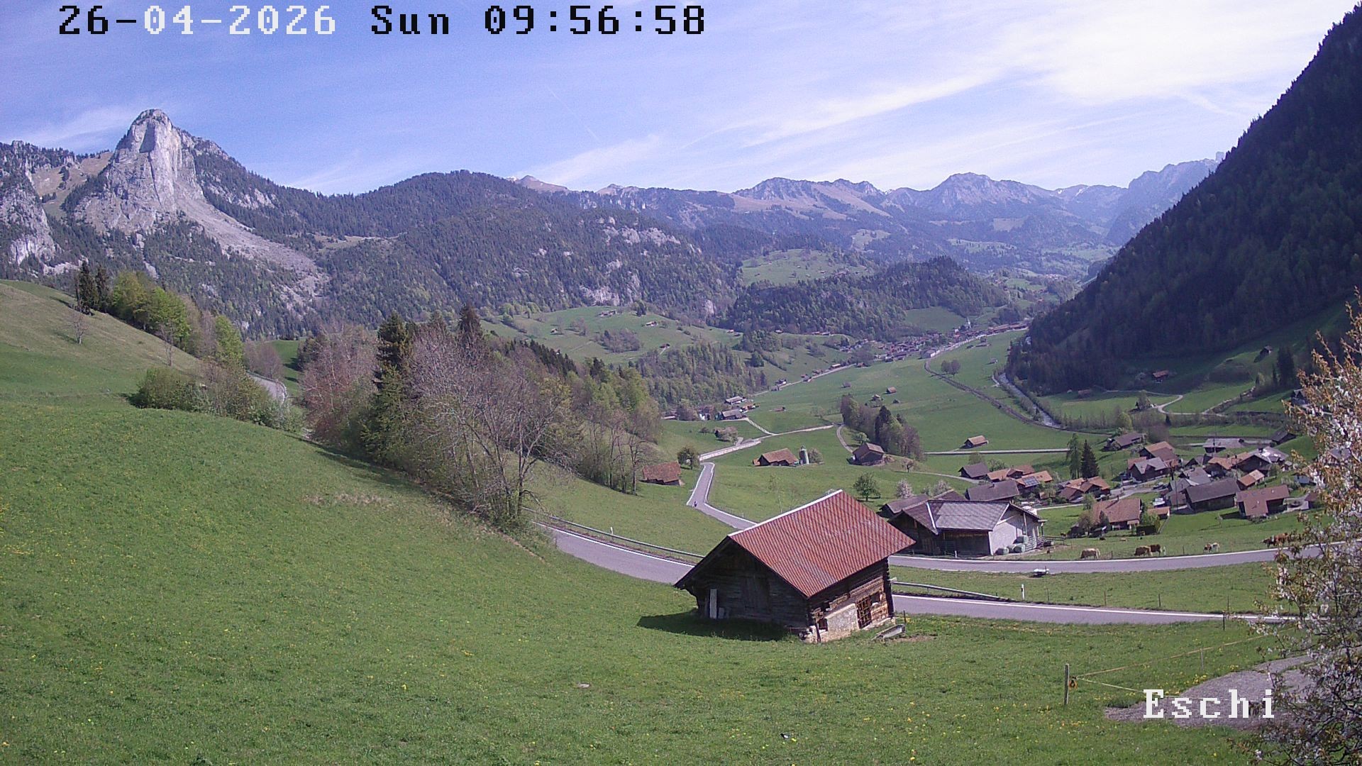 Archiv Foto Webcam in Boltigen-Eschi am Jaunpass
