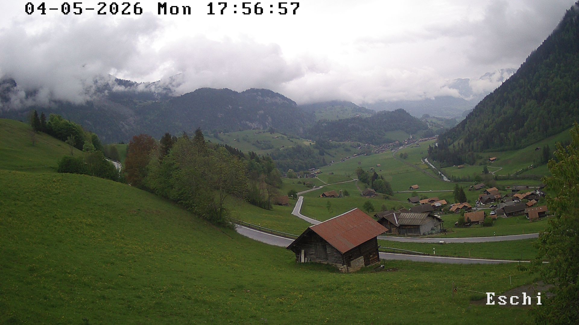 Archived image Webcam Jaunpass View of the ski run