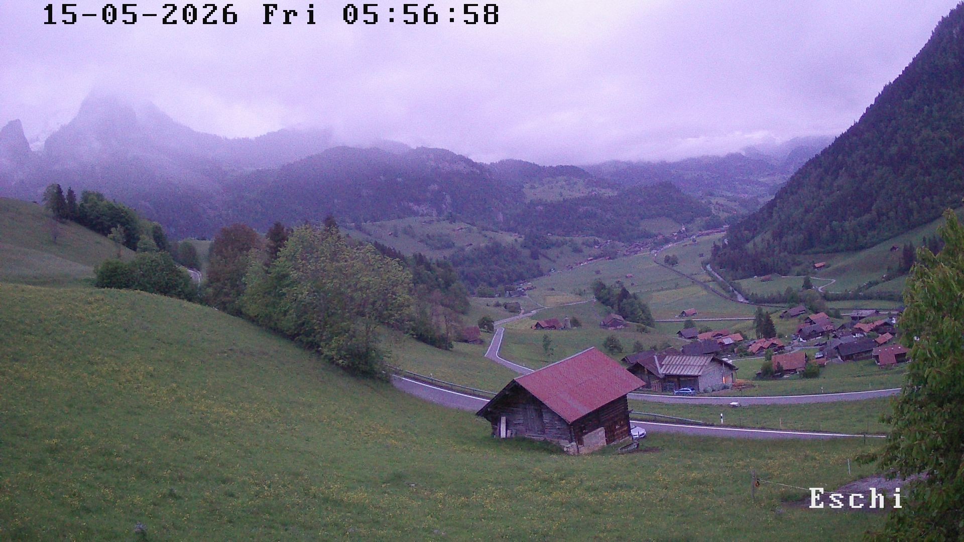 Archiv Foto Webcam in Boltigen-Eschi am Jaunpass