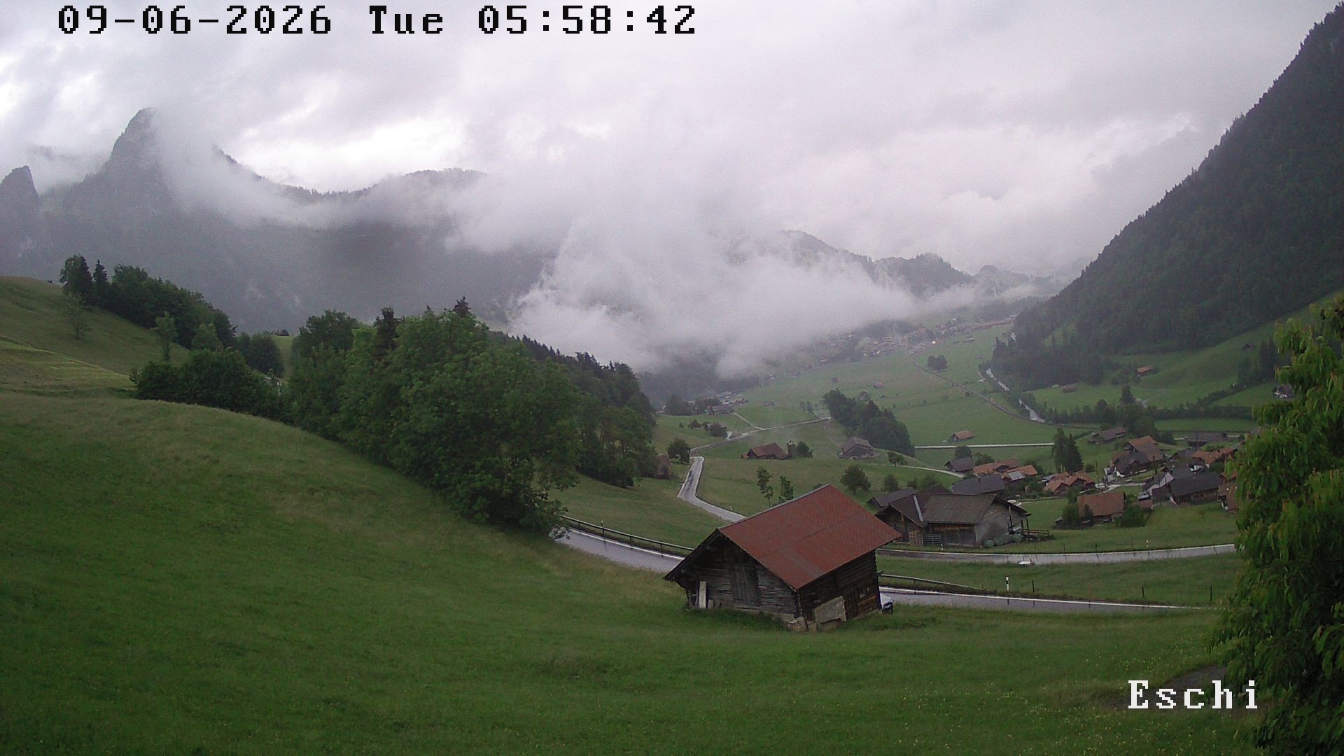 Archiv Foto Webcam in Boltigen-Eschi am Jaunpass