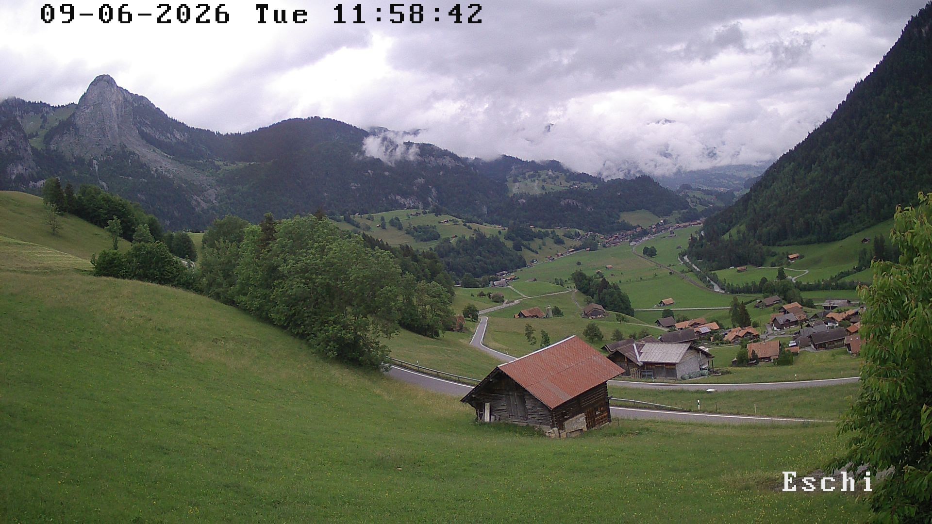 Archiv Foto Webcam in Boltigen-Eschi am Jaunpass