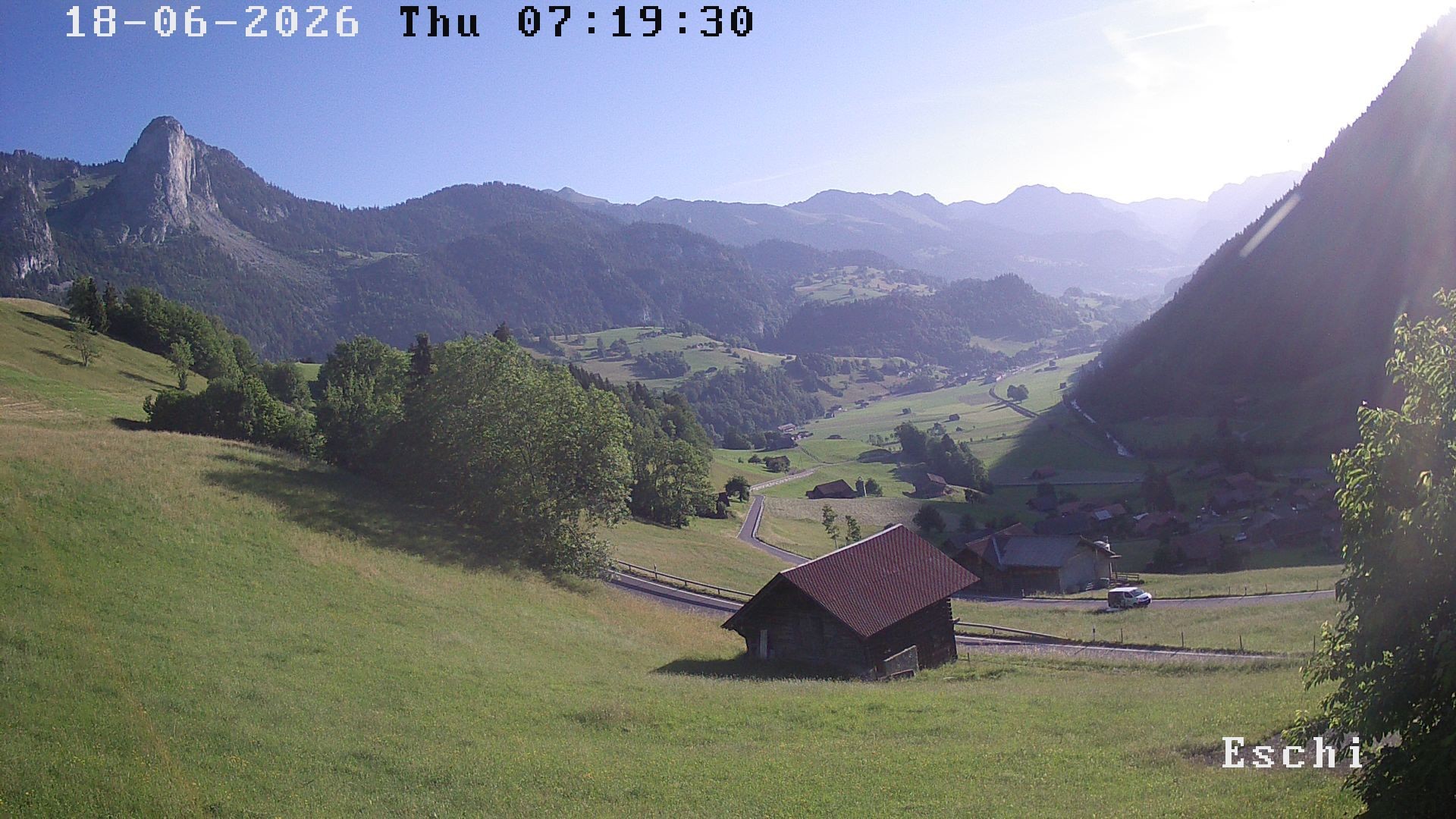 Archiv Foto Webcam in Boltigen-Eschi am Jaunpass
