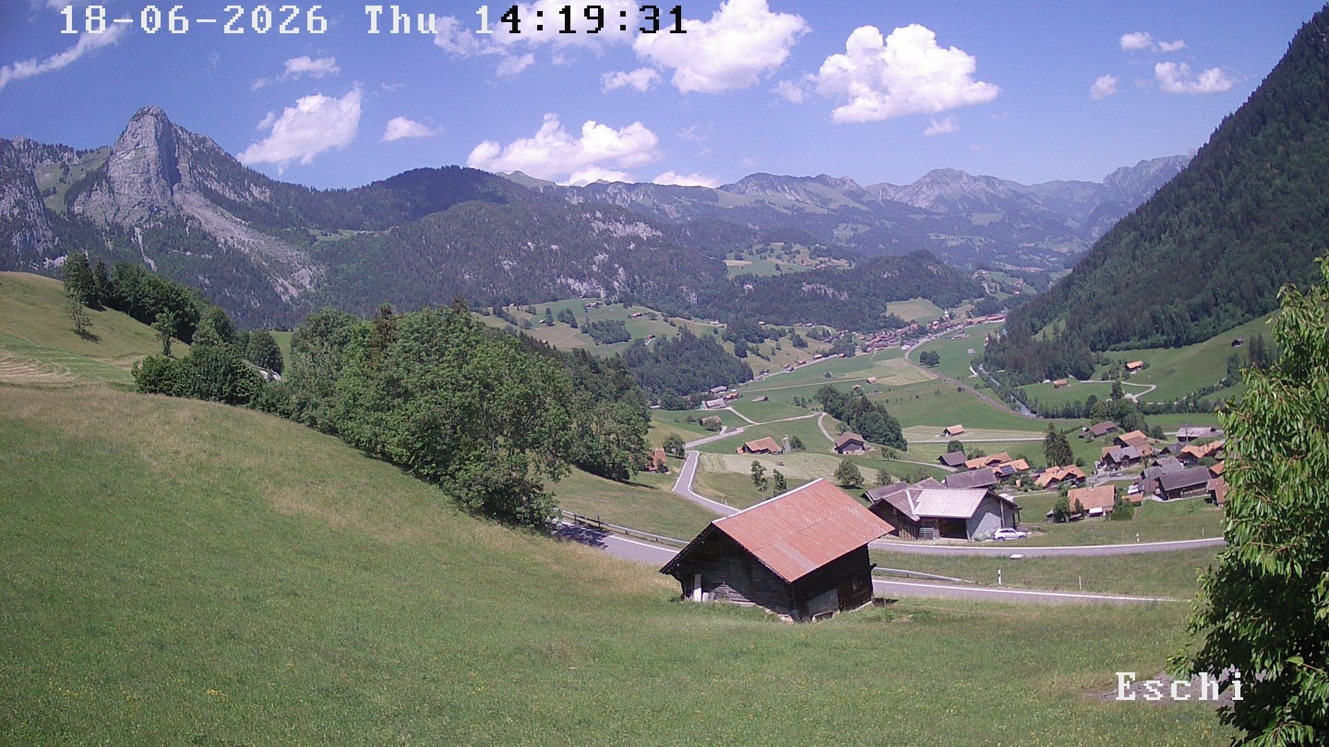Archiv Foto Webcam in Boltigen-Eschi am Jaunpass