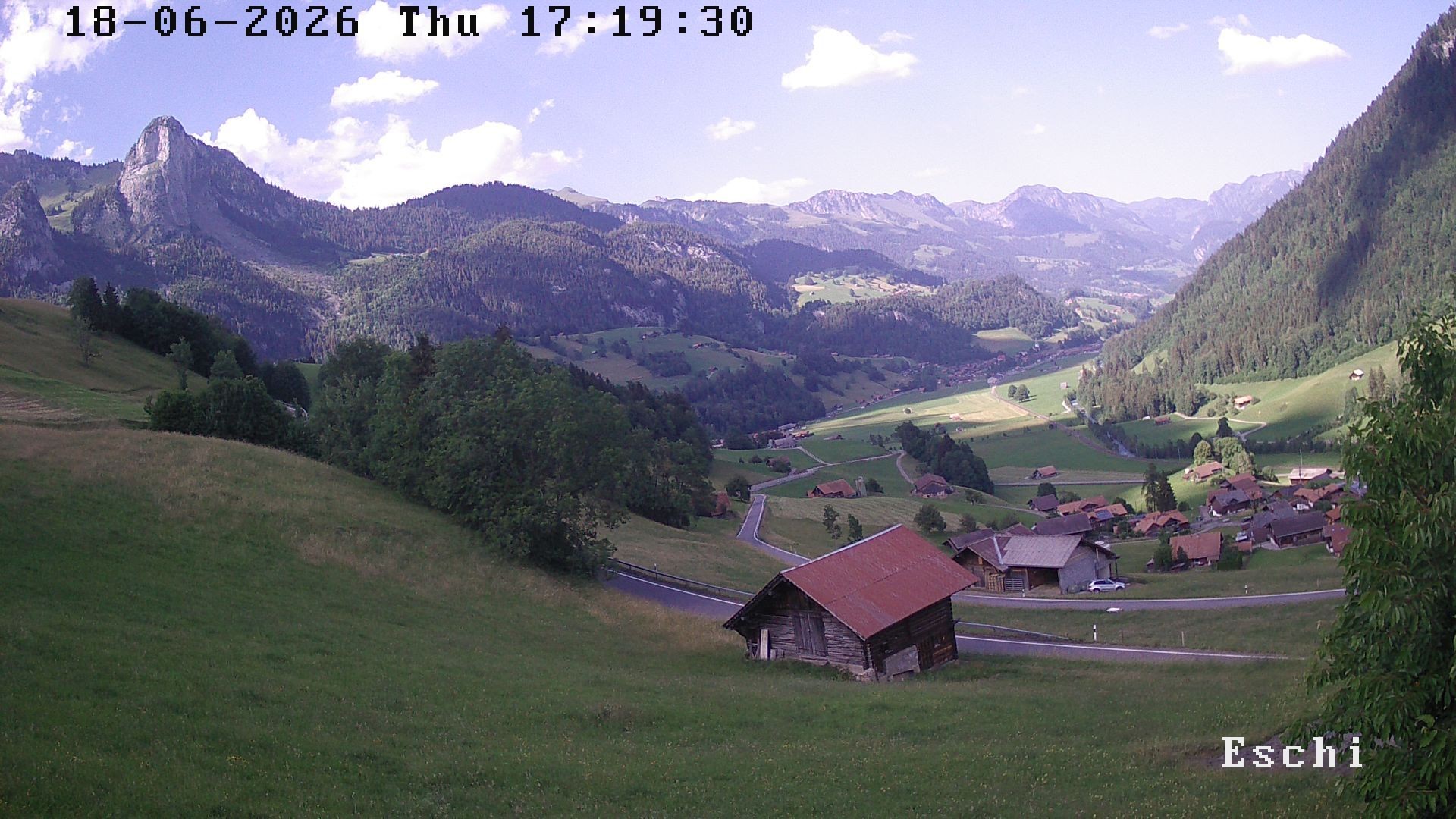 Archiv Foto Webcam in Boltigen-Eschi am Jaunpass