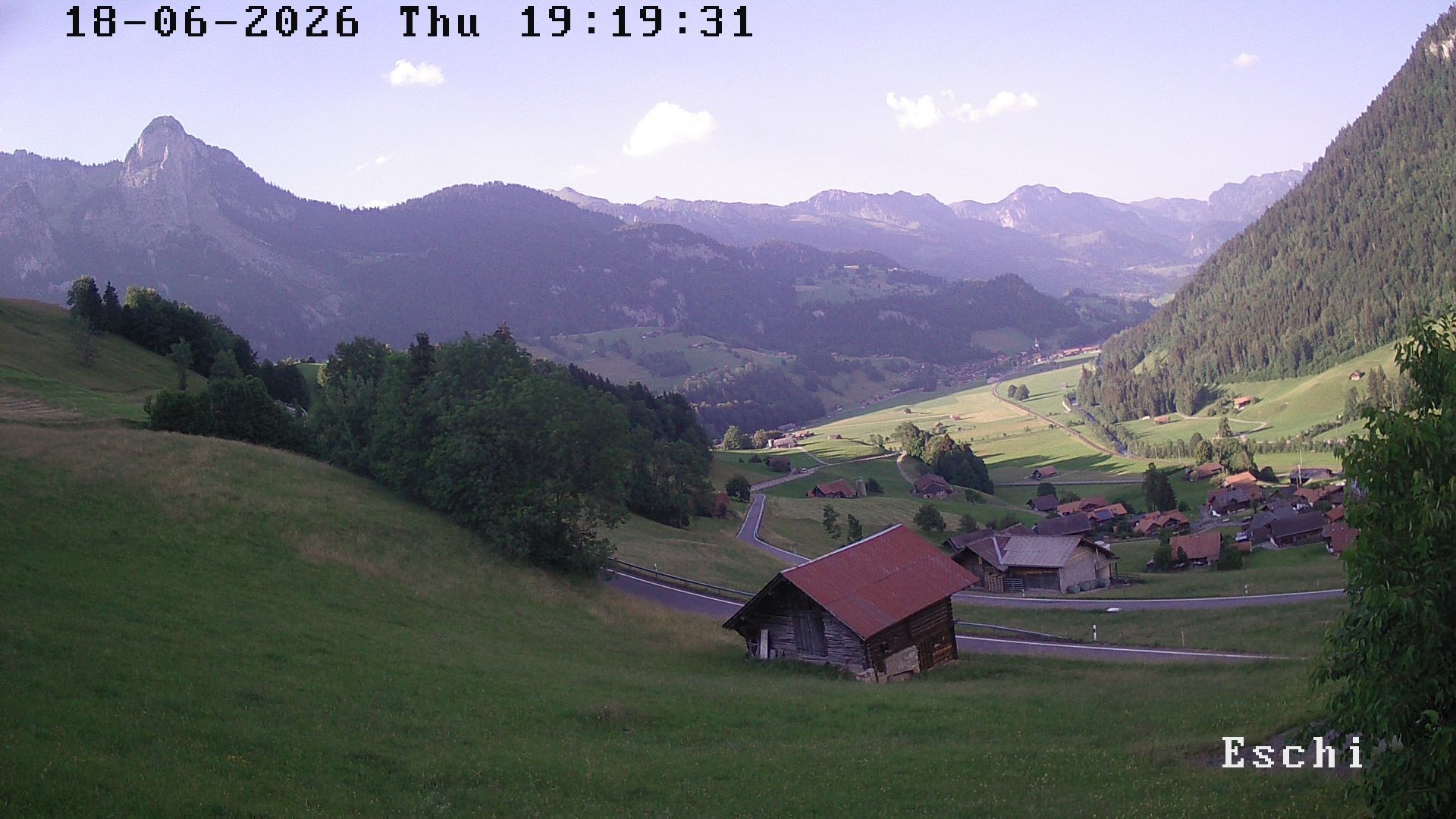 Archiv Foto Webcam in Boltigen-Eschi am Jaunpass