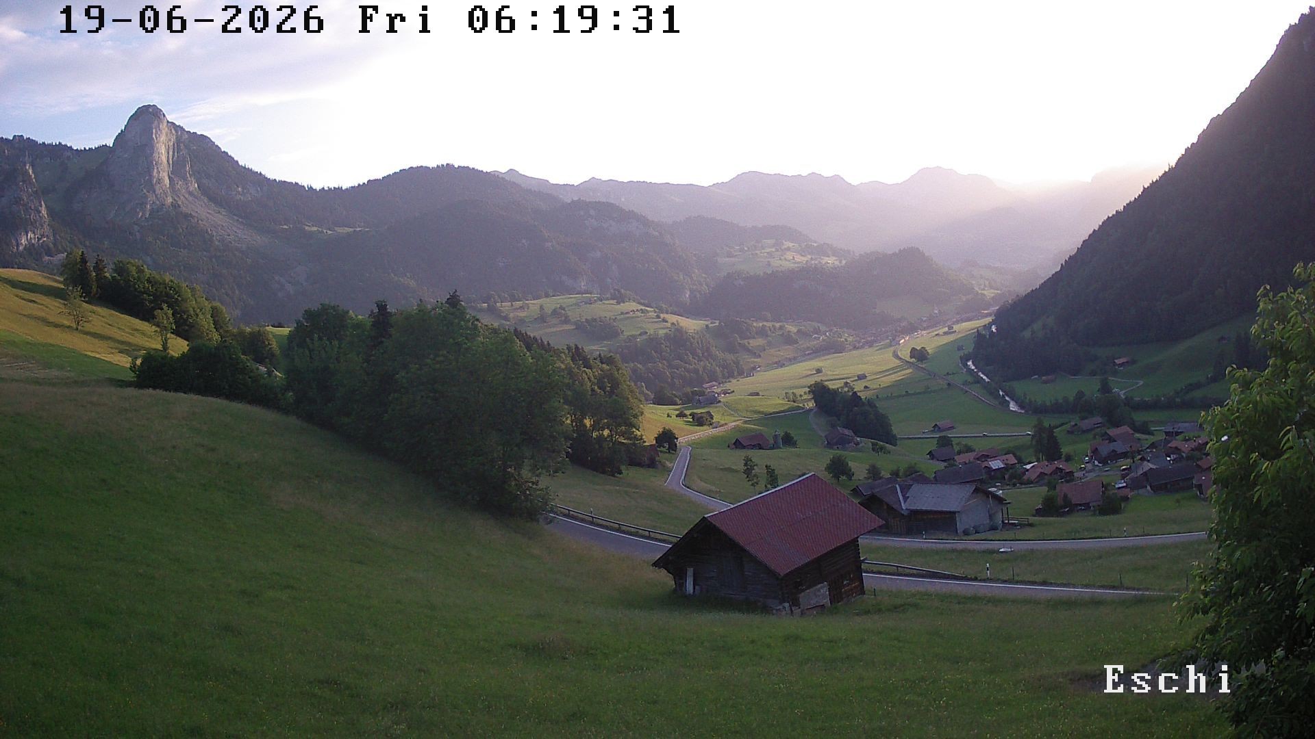Archiv Foto Webcam in Boltigen-Eschi am Jaunpass