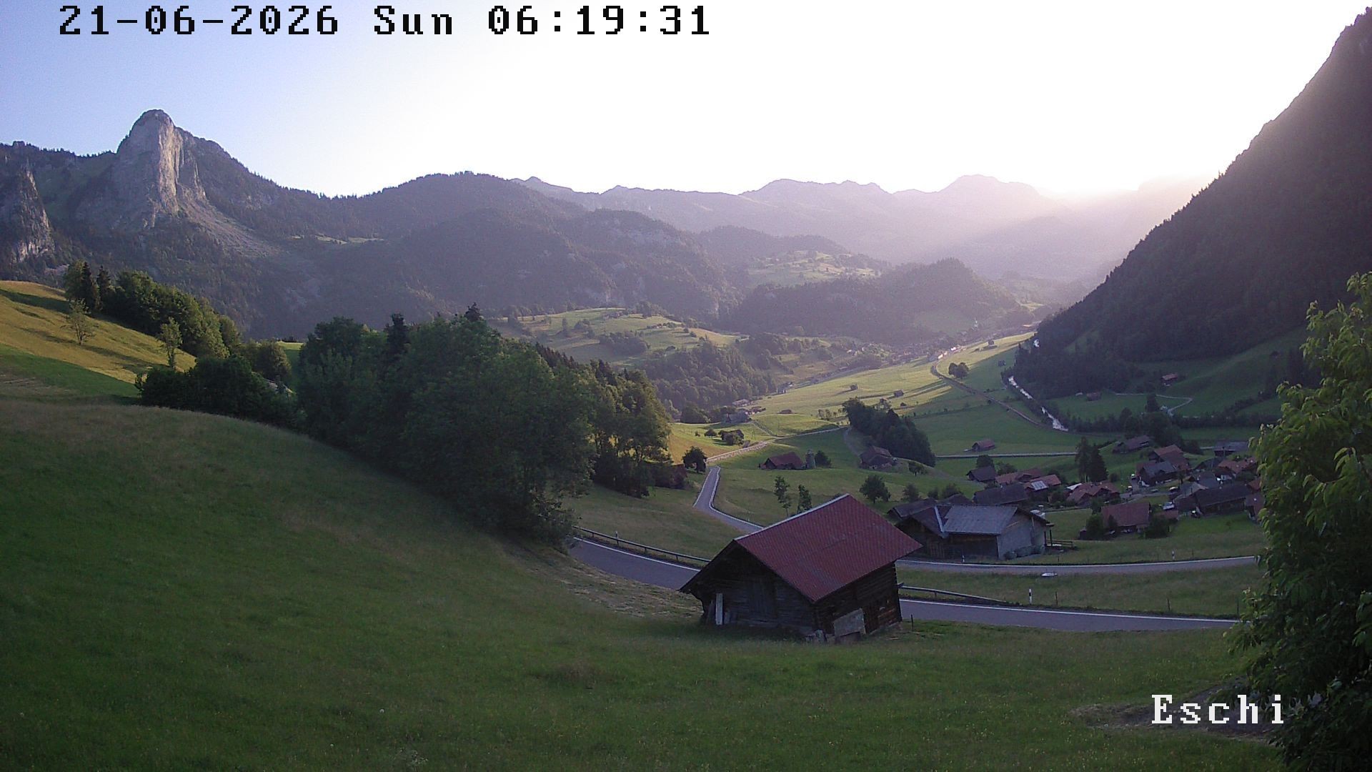 Archiv Foto Webcam in Boltigen-Eschi am Jaunpass